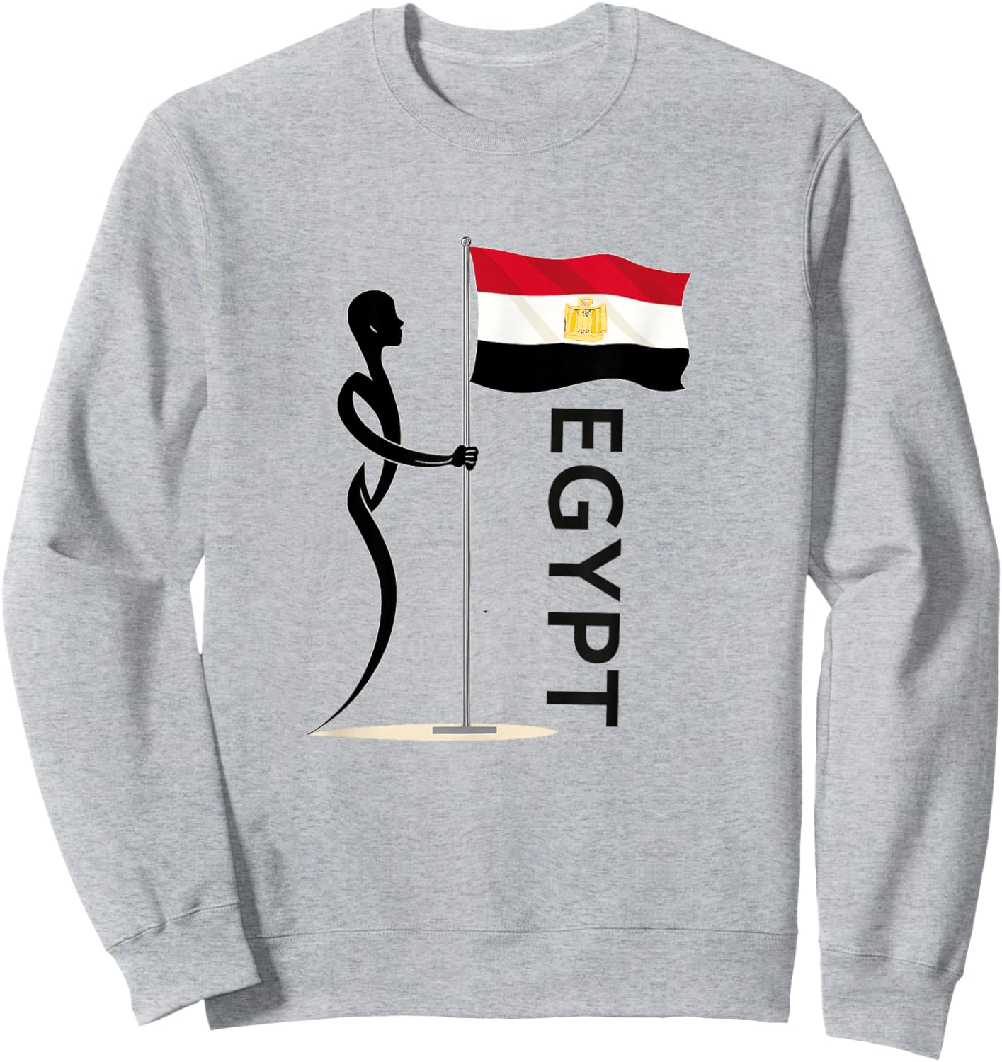 Egyptian Shirt Flag Egypt Women Kids Sweatshirt - Sweatshirt | Ash