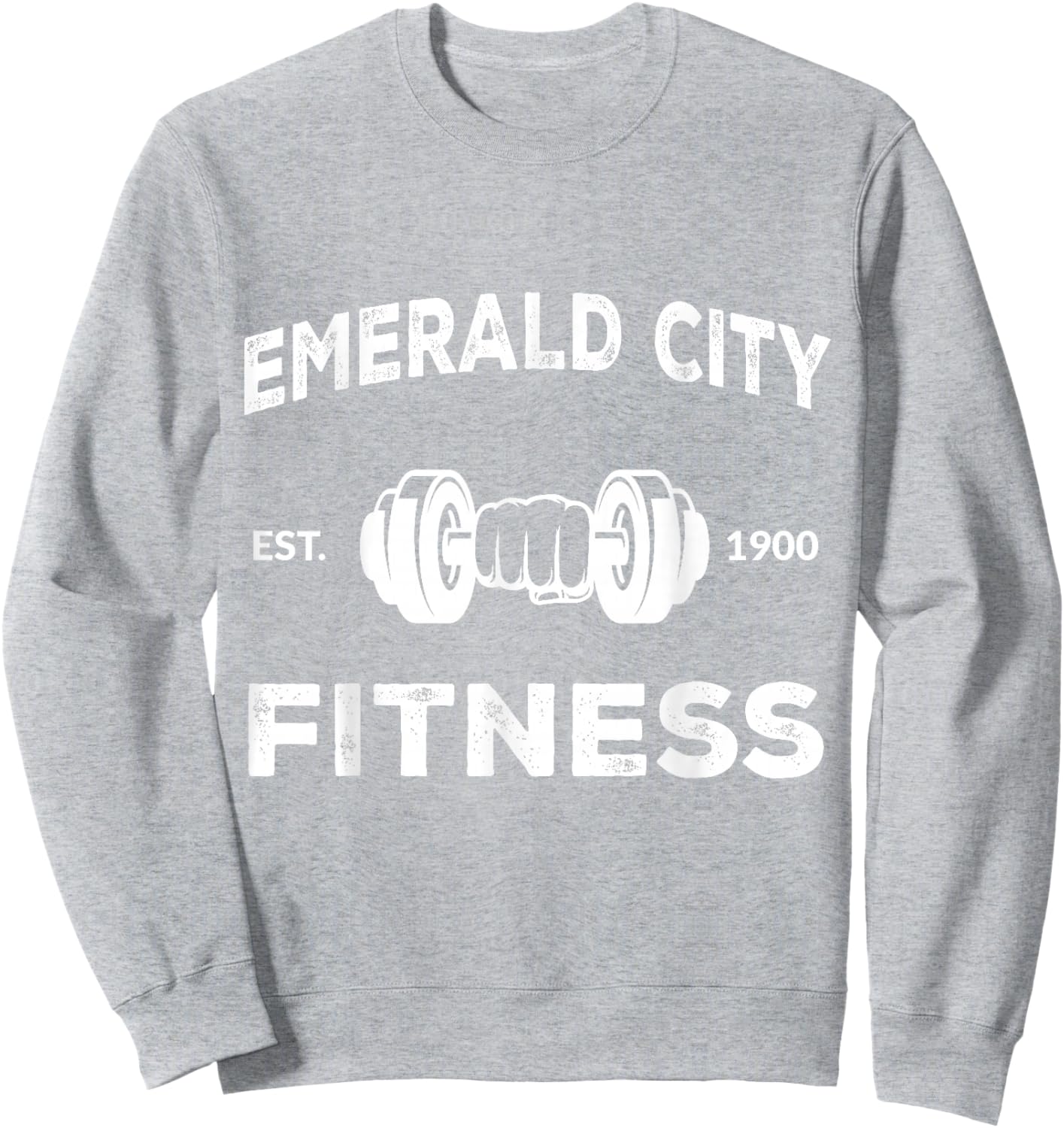 Wizard of Oz Emerald City Fitness Costume Halloween Workout Sweatshirt - Sweatshirt | Ash