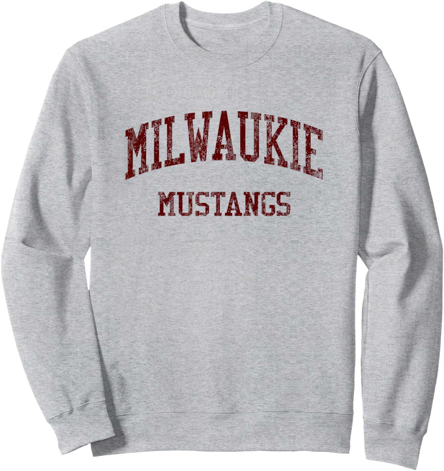 Milwaukie High School HS Milwaukie OR Vintage Sports Sweatshirt - Sweatshirt | Ash