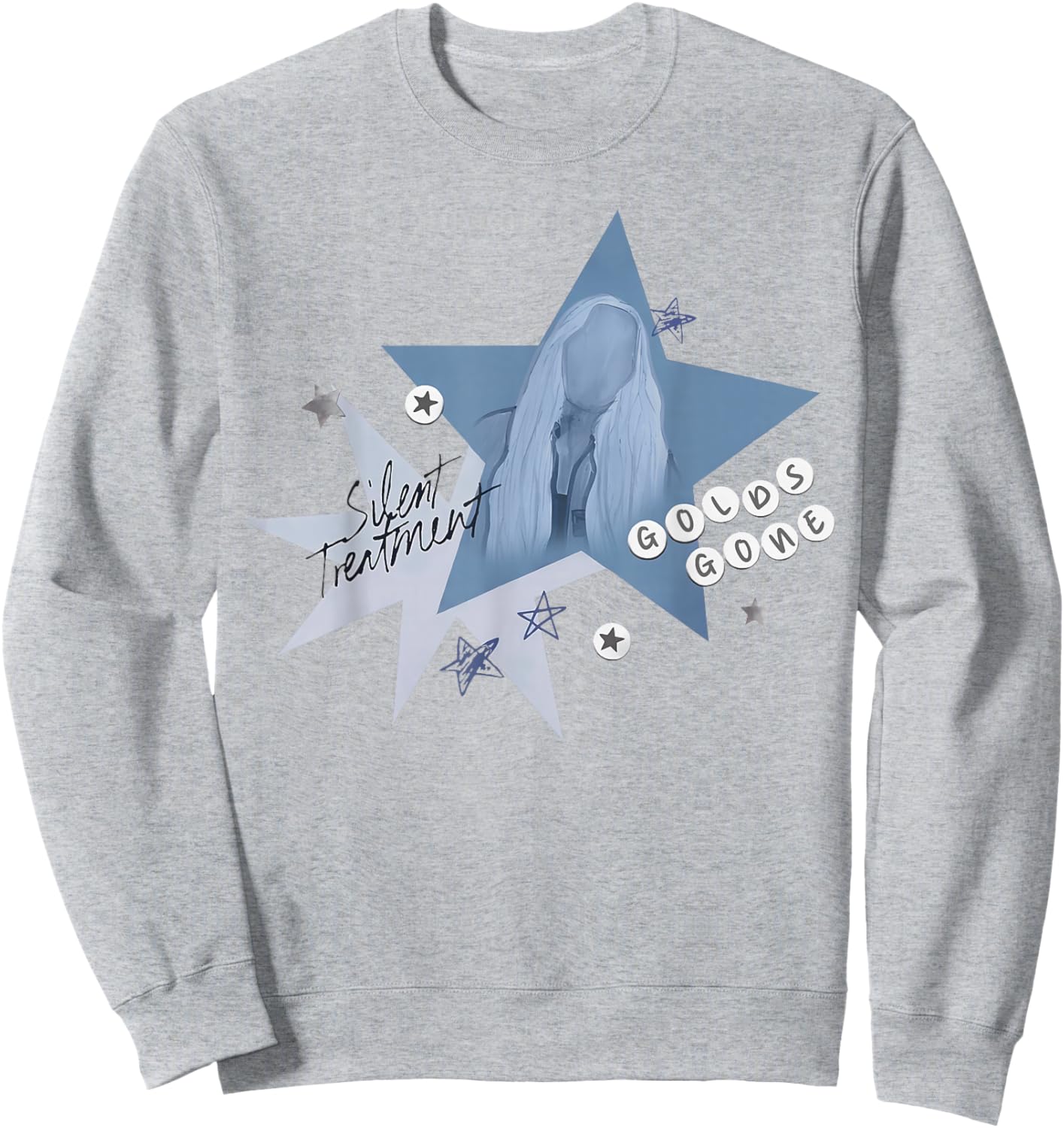 Retro Silent Treatment Golds Gone 2026 Music Lovers Sweatshirt - Sweatshirt | Ash
