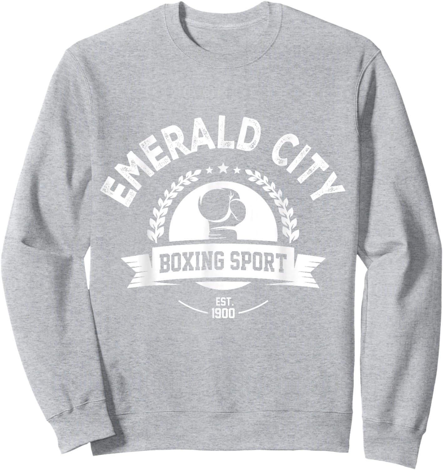 Wizard of Oz Emerald City Boxing Sport Costume Halloween Sweatshirt - Sweatshirt | Ash