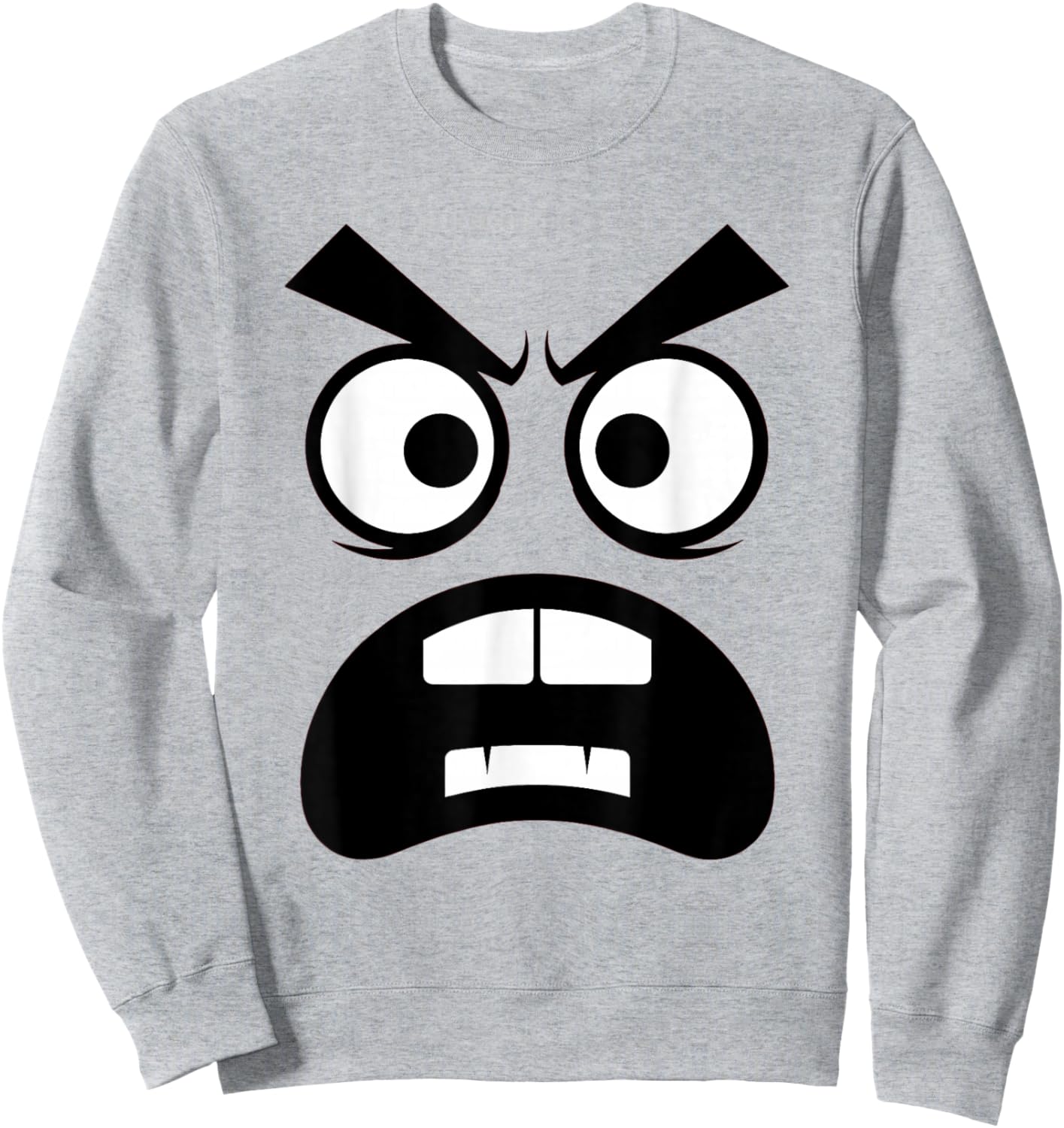 Creepy Carrots Face Funny Halloween Costume for Kids & Adult Sweatshirt - Sweatshirt | Ash