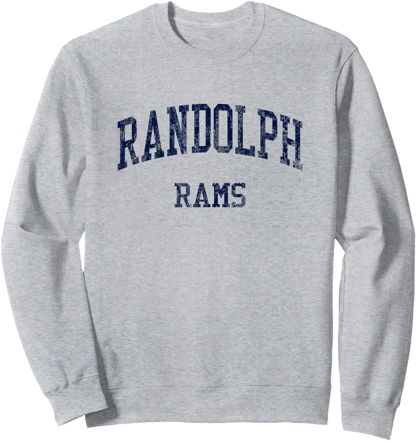Randolph High School HS Randolph NJ Vintage Sports Sweatshirt - Sweatshirt | Ash