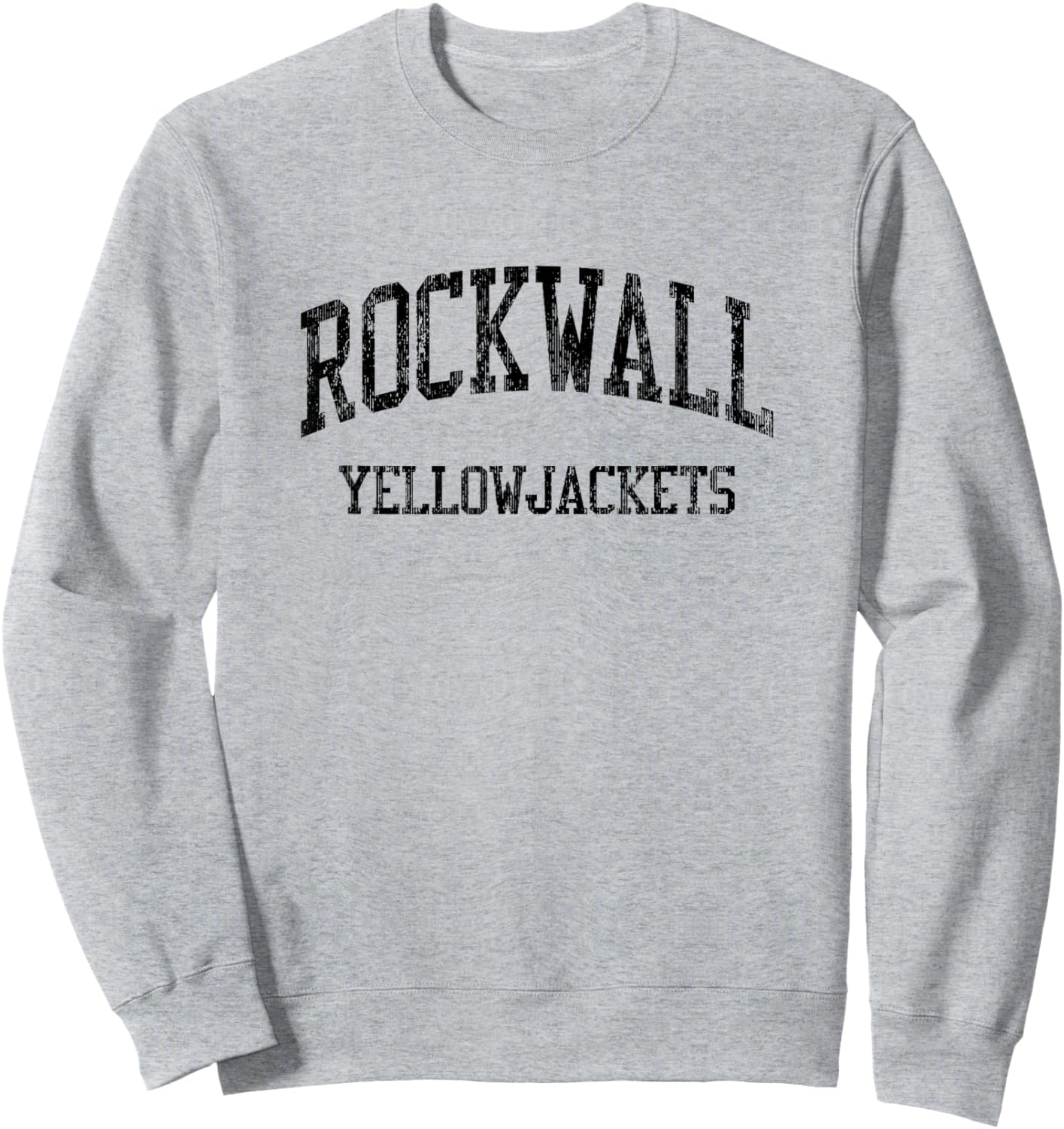 Rockwall High School HS Rockwall TX Vintage Sports Sweatshirt - Sweatshirt | Ash