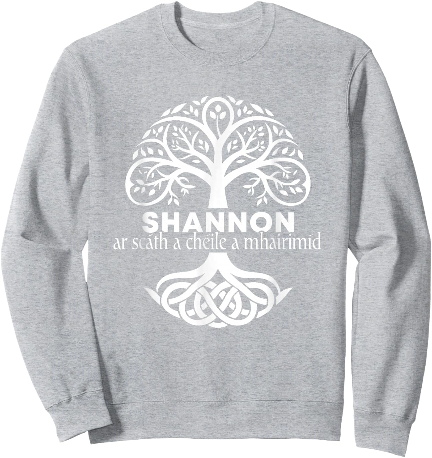 Shannon Irish Family Name Celtic Irish Roots Sweatshirt - Sweatshirt | Ash