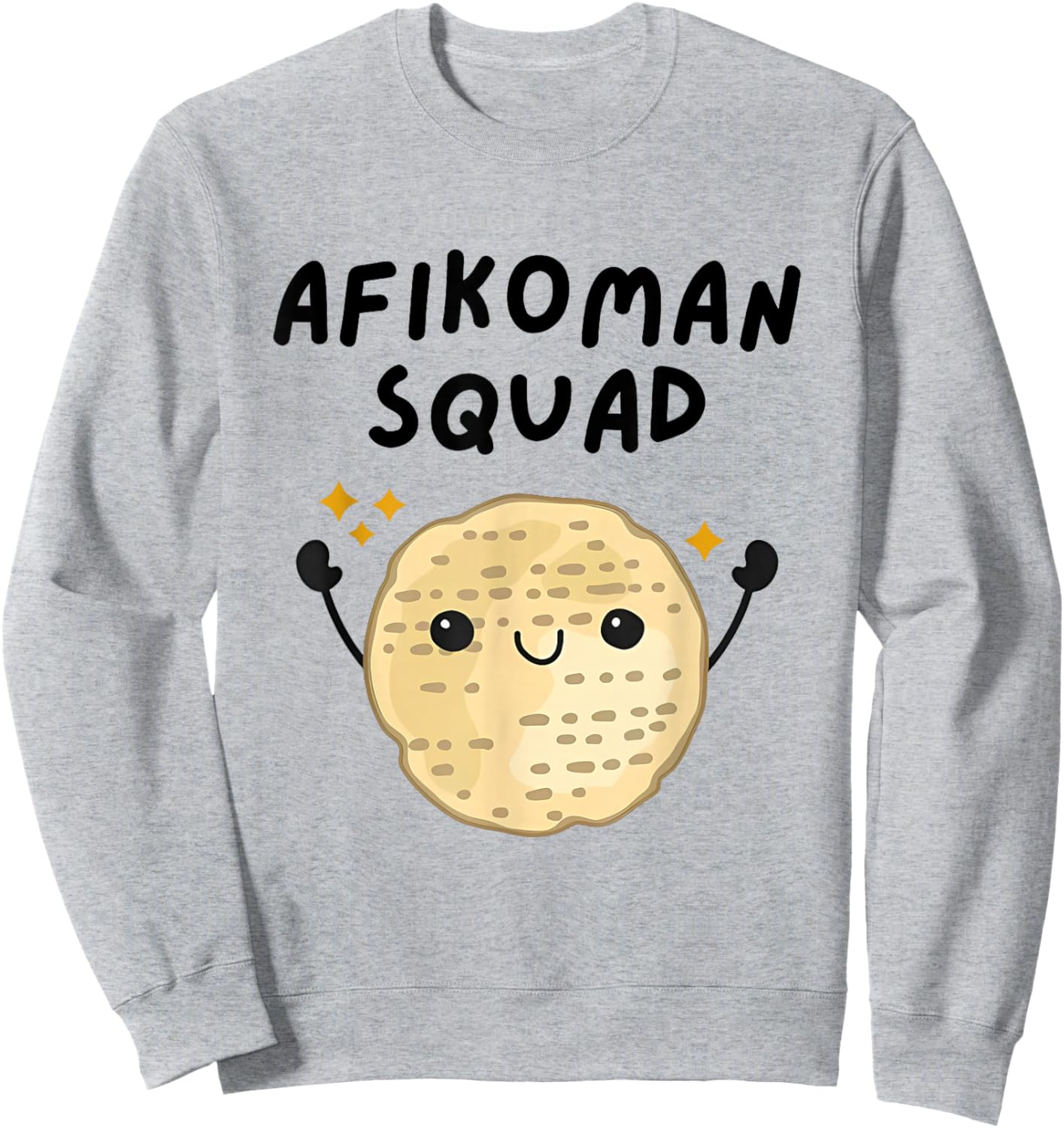 Passover Afikoman Squad Cute Pesach Toddler Kids Sweatshirt - Sweatshirt | Ash
