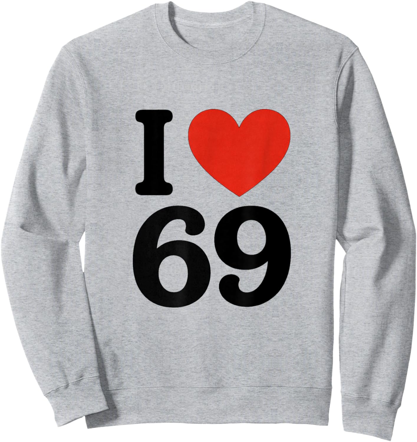I Love 69 Sweatshirt - Sweatshirt | Ash