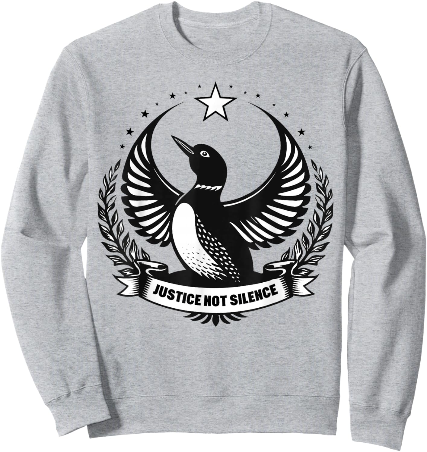Minnesota Rebel Alliance Political MN Loon Resist Sweatshirt - Sweatshirt | Ash