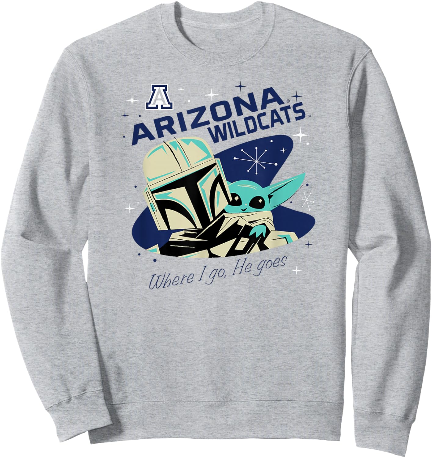 Arizona Wildcats Star Wars Mandalorian Red Sweatshirt - Sweatshirt | Ash
