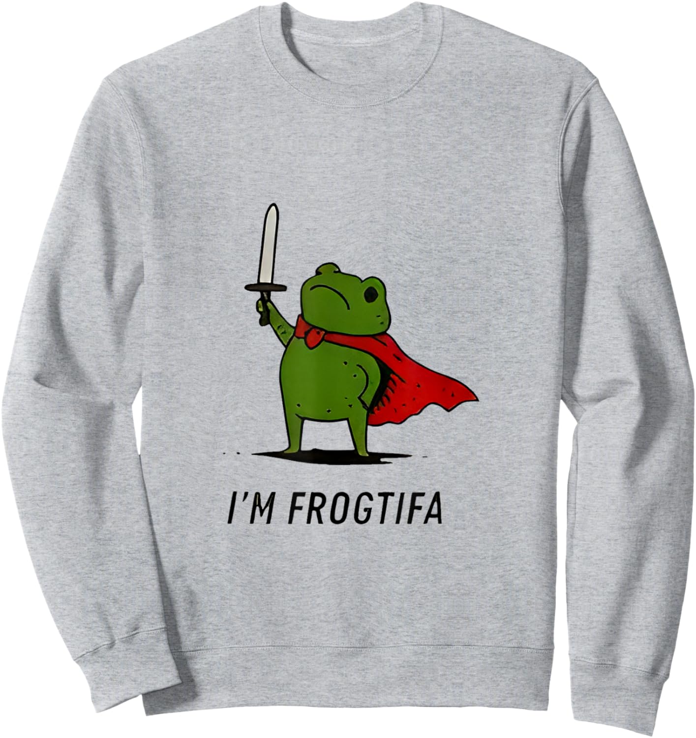 Portland Freedom Frog I'm Frogtifa Sweatshirt - Sweatshirt | Ash