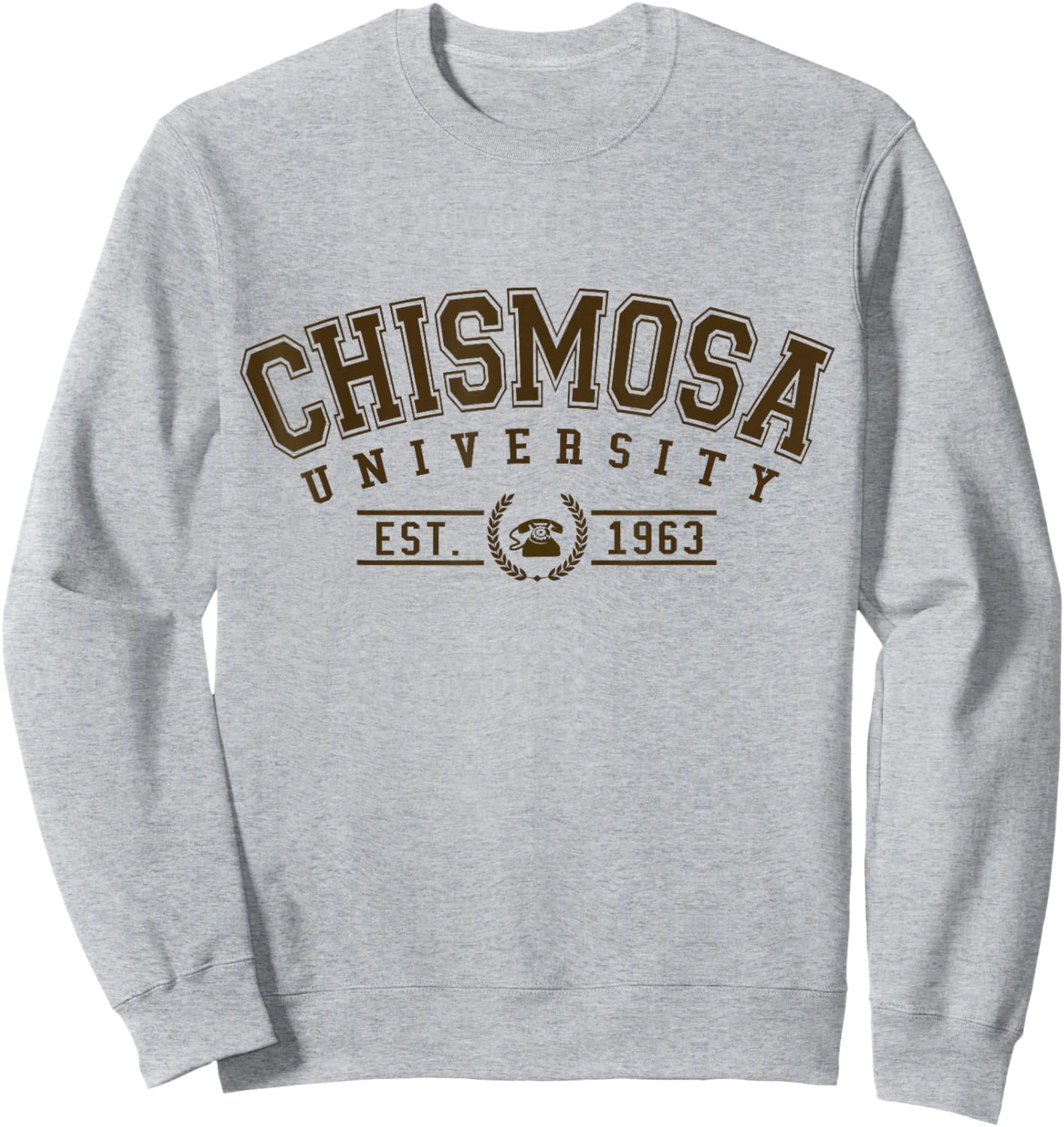 Chismosa University Est.1963, Funny Latina College-Style Sweatshirt - Sweatshirt | Ash