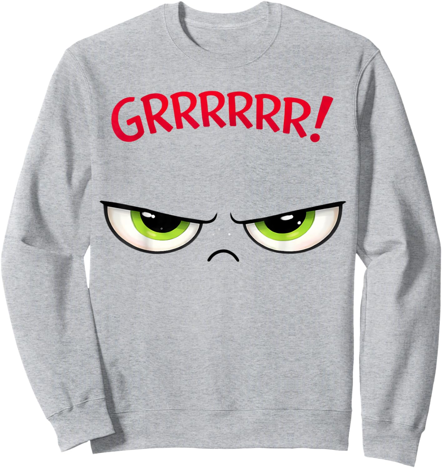 The Green Sour Grape Grrrrrrr Kids Costume Sweatshirt - Sweatshirt | Ash