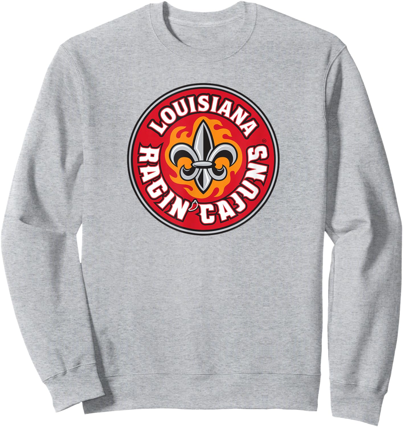 University of Louisiana Lafayette Ragin' Cajuns Athletic Sweatshirt - Sweatshirt | Ash