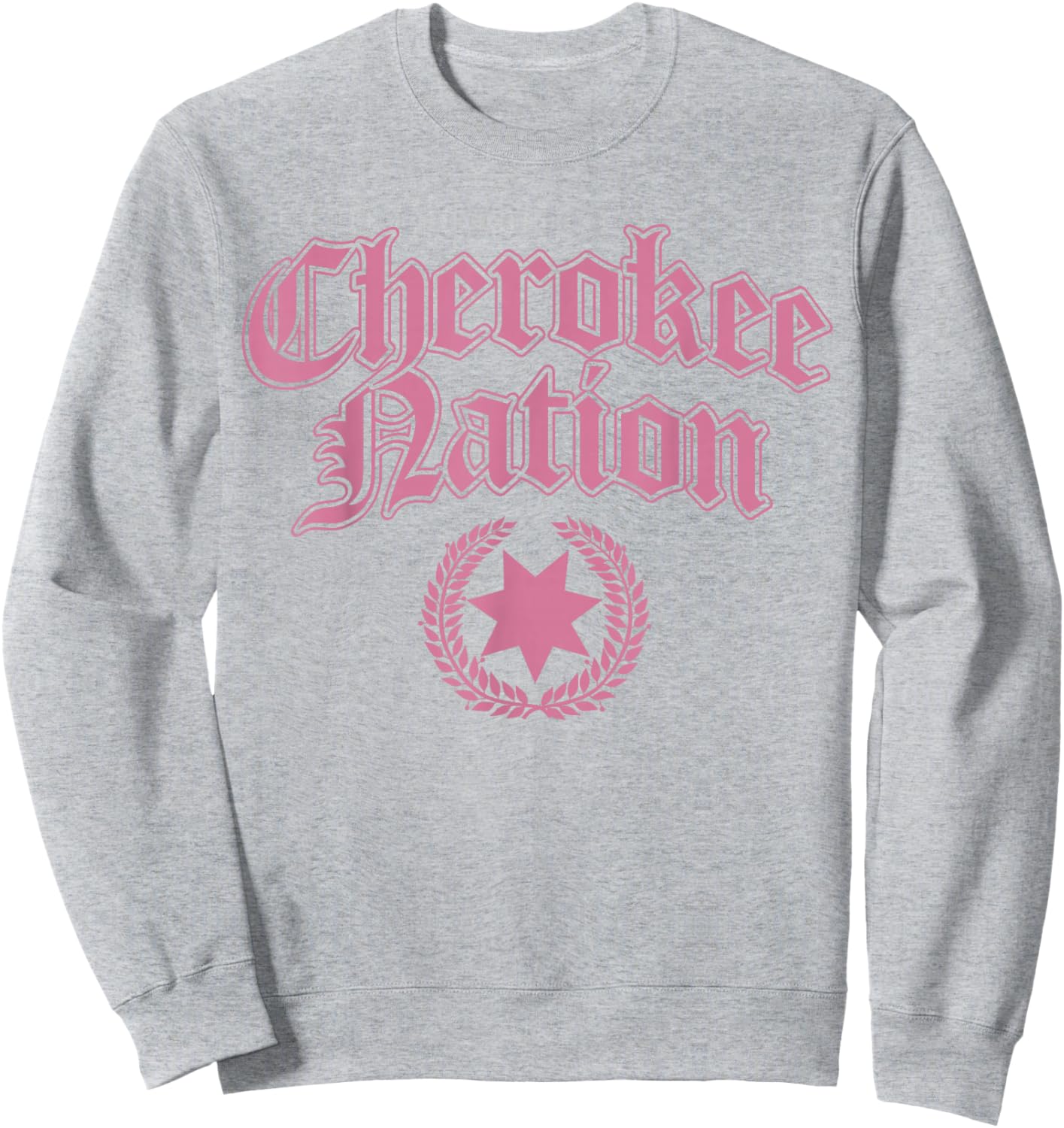 Pink Cherokee Nation Women Native American Sweatshirt - Sweatshirt | Ash
