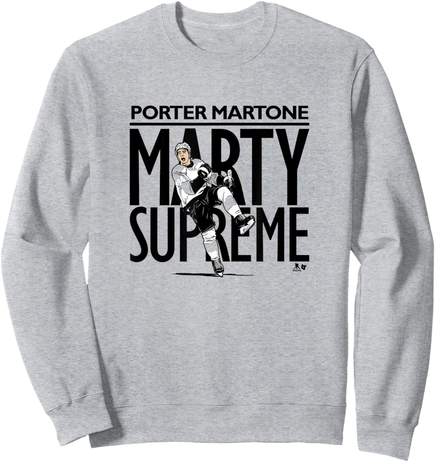 Porter Martone - Marty Supreme - Philadelphia Hockey Sweatshirt - Sweatshirt | Ash