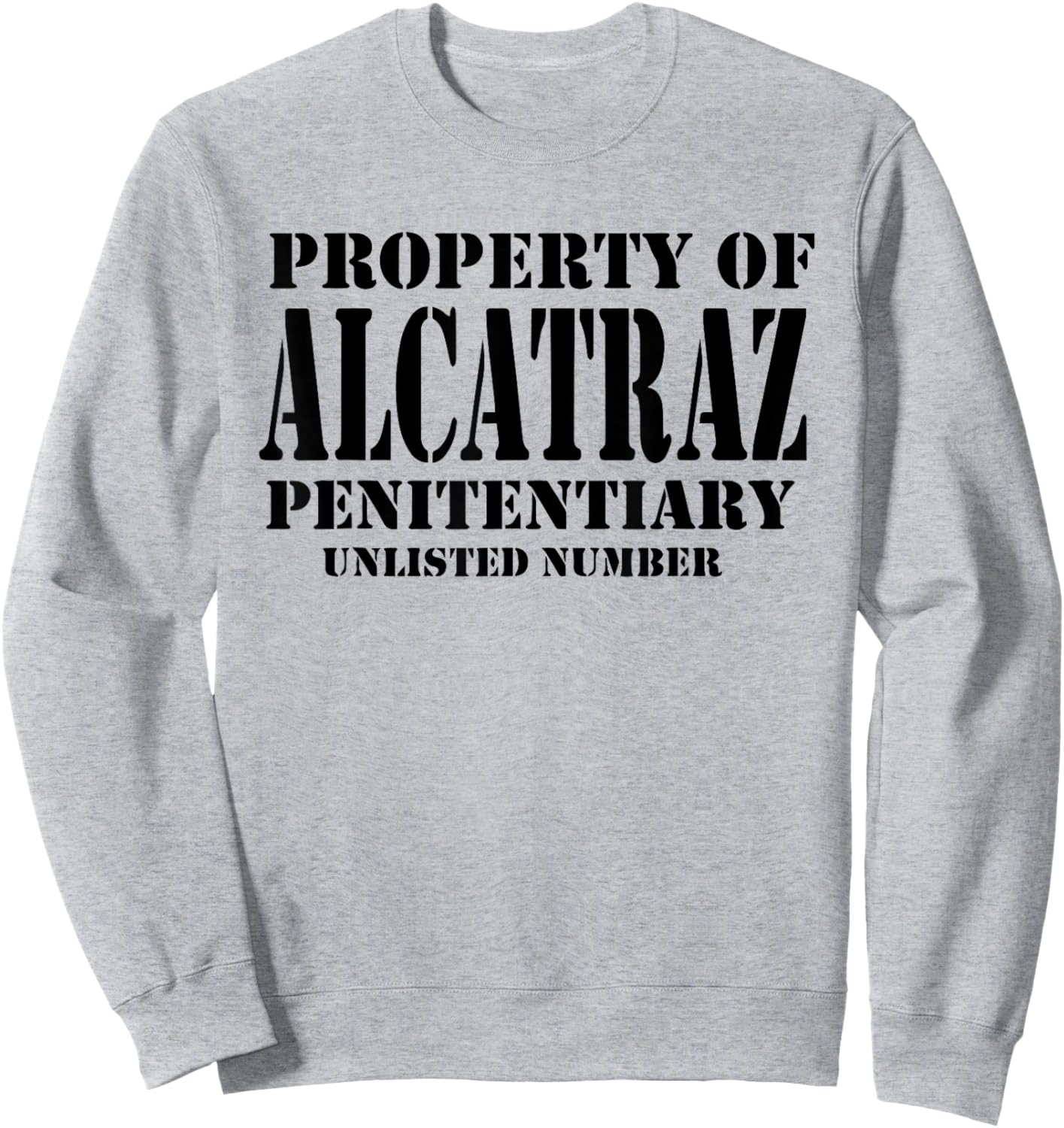 Alcatraz Prison Jail Costume Penitentiary Debbie Punk Rock Sweatshirt - Sweatshirt | Ash