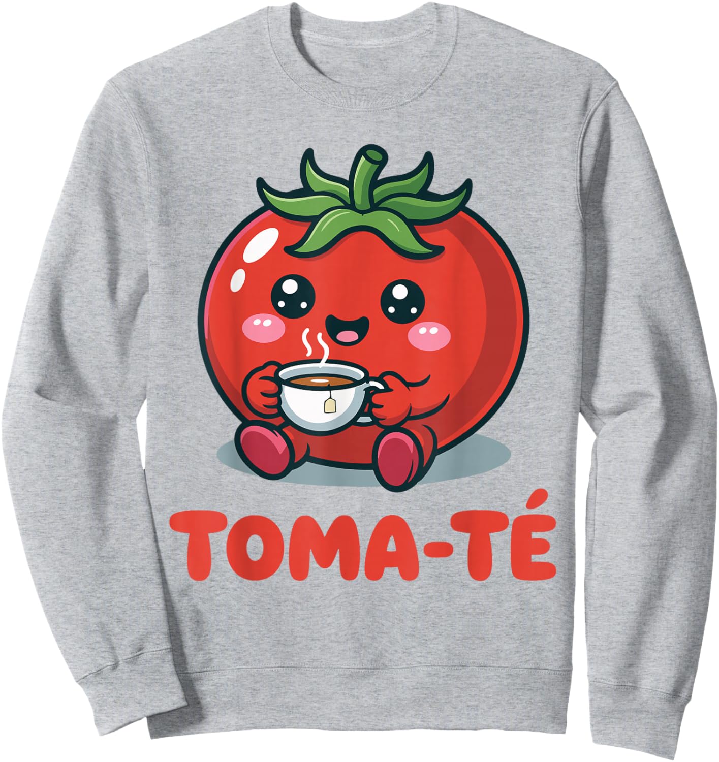 Pun Tomate Funny Maestra School Spanish Teacher Student Sweatshirt - Sweatshirt | Ash