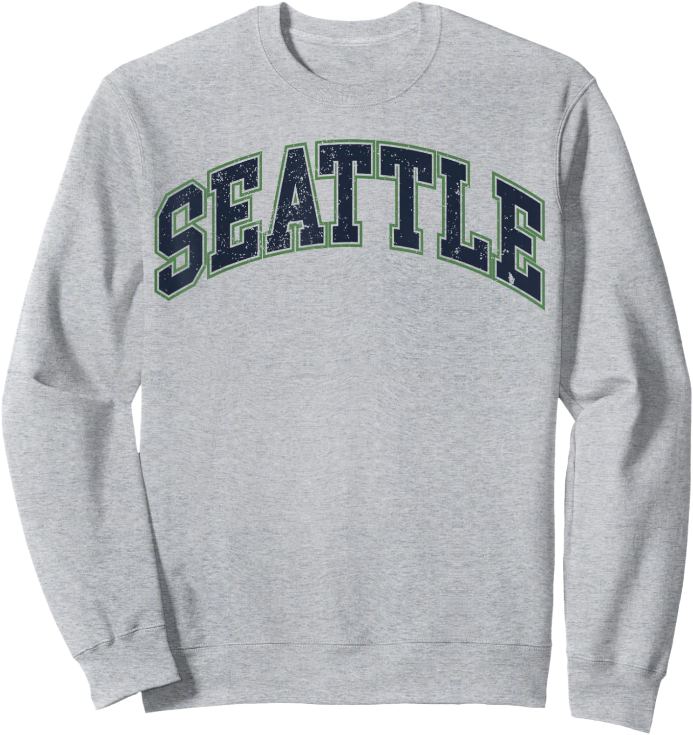 Retro Vintage Seattle Classic Design Sweatshirt - Sweatshirt | Ash