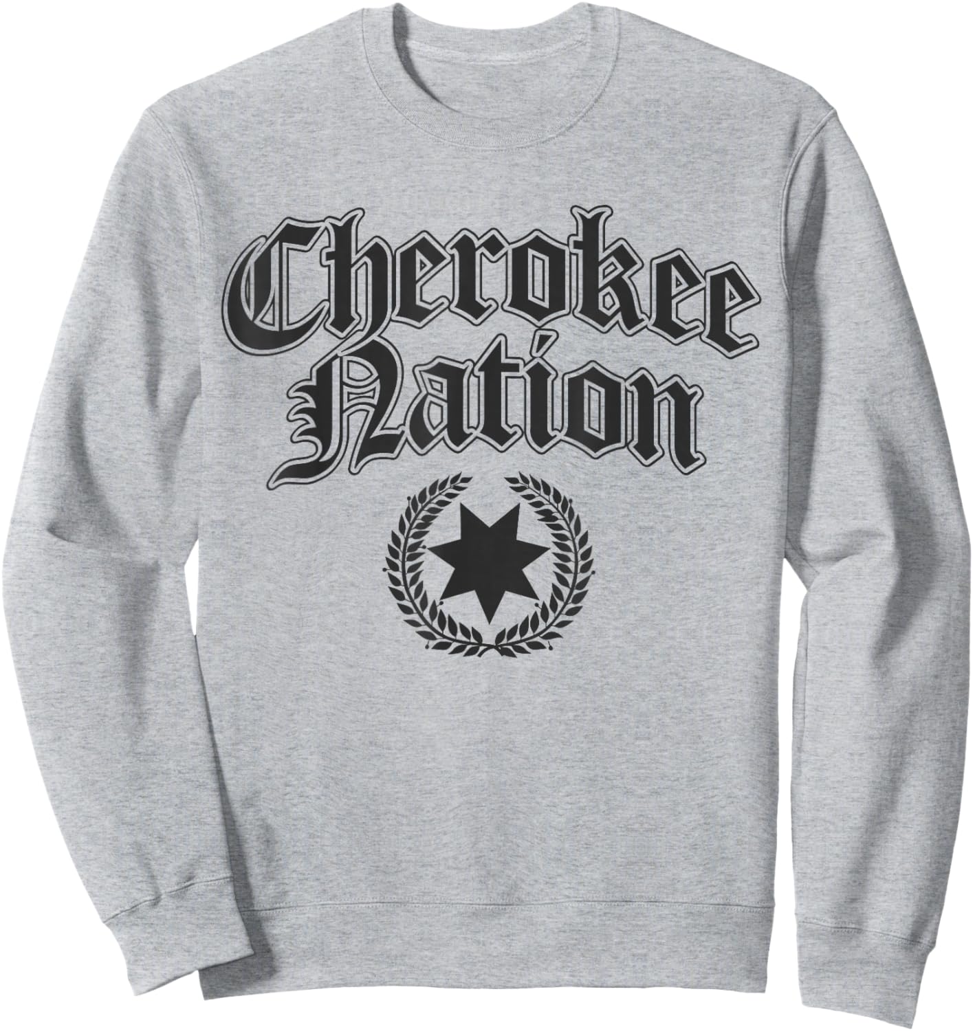 Cherokee Nation Native American Sweatshirt - Sweatshirt | Ash