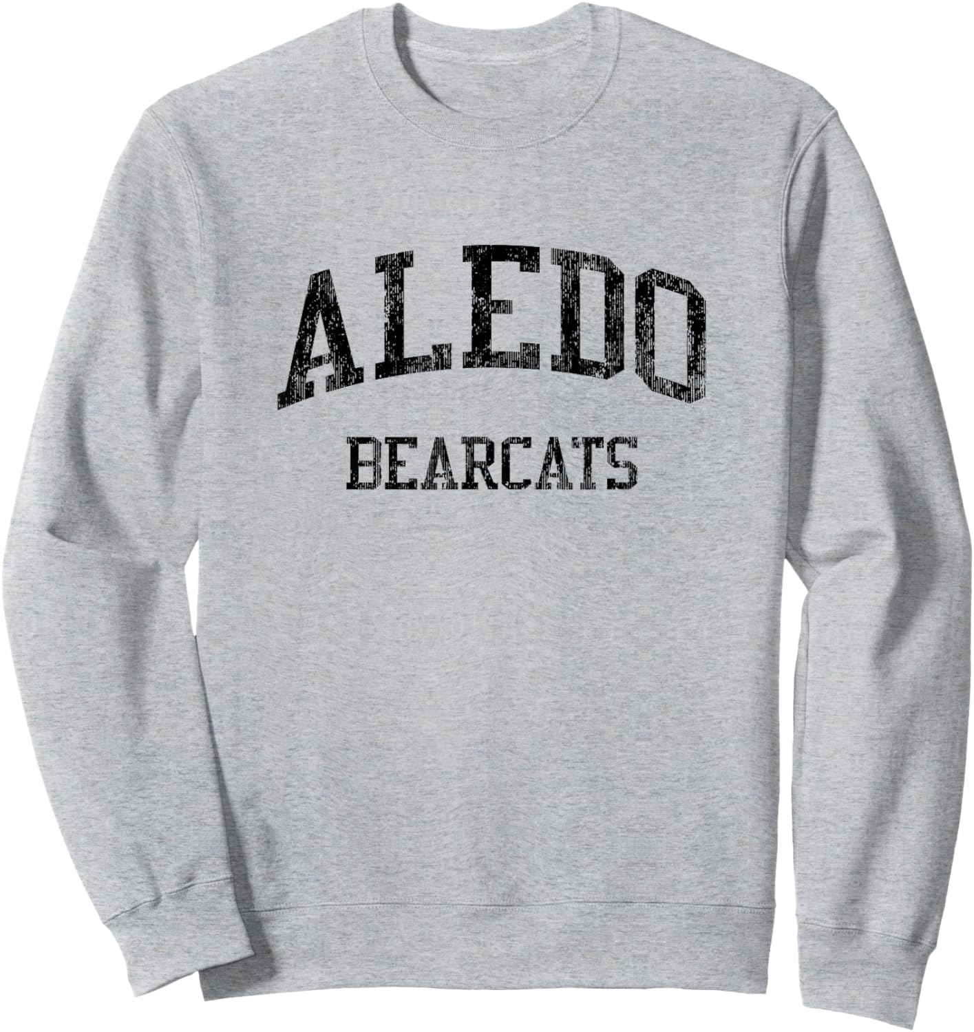 Aledo High School HS Aledo TX Vintage Sports Sweatshirt - Sweatshirt | Ash