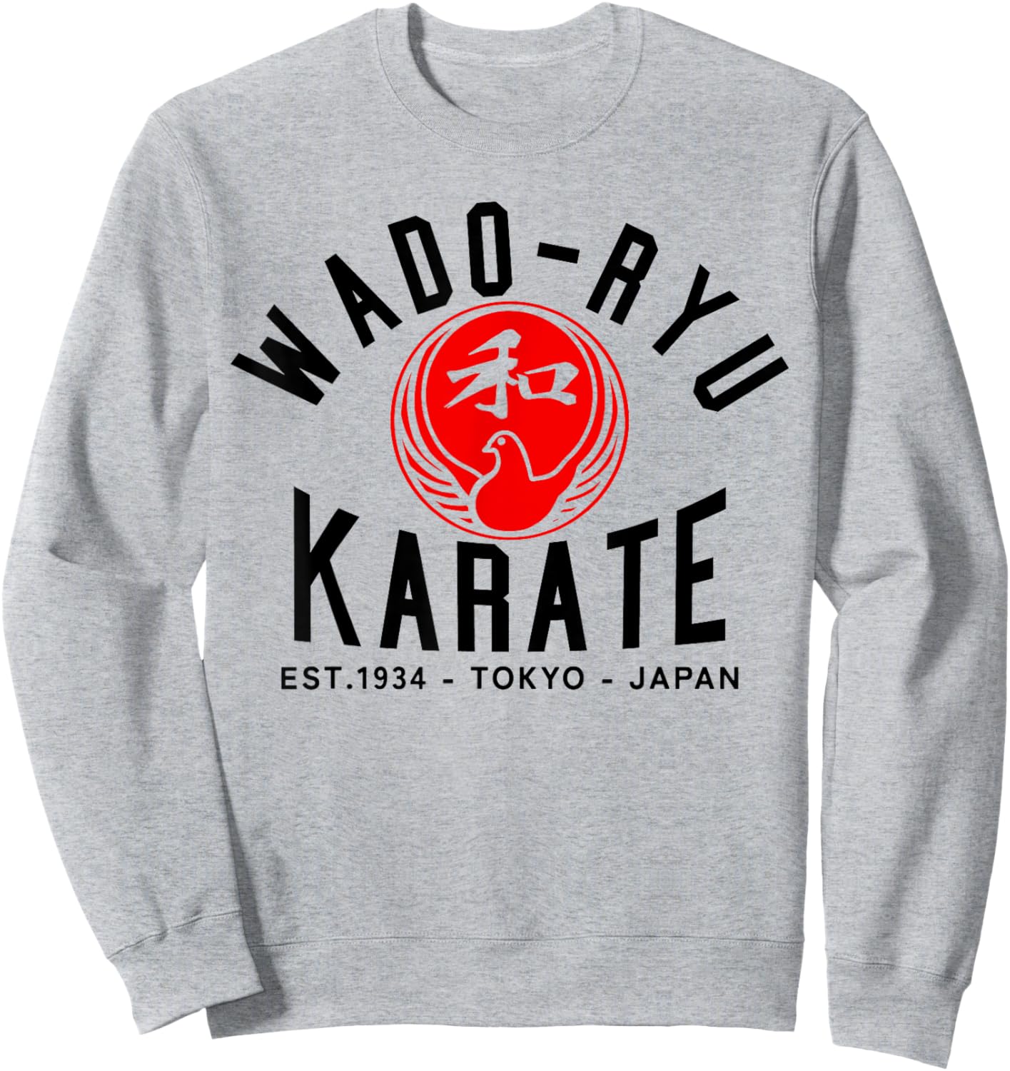 Wado-Ryu Karate Japan Martial Arts Sweatshirt - Sweatshirt | Ash