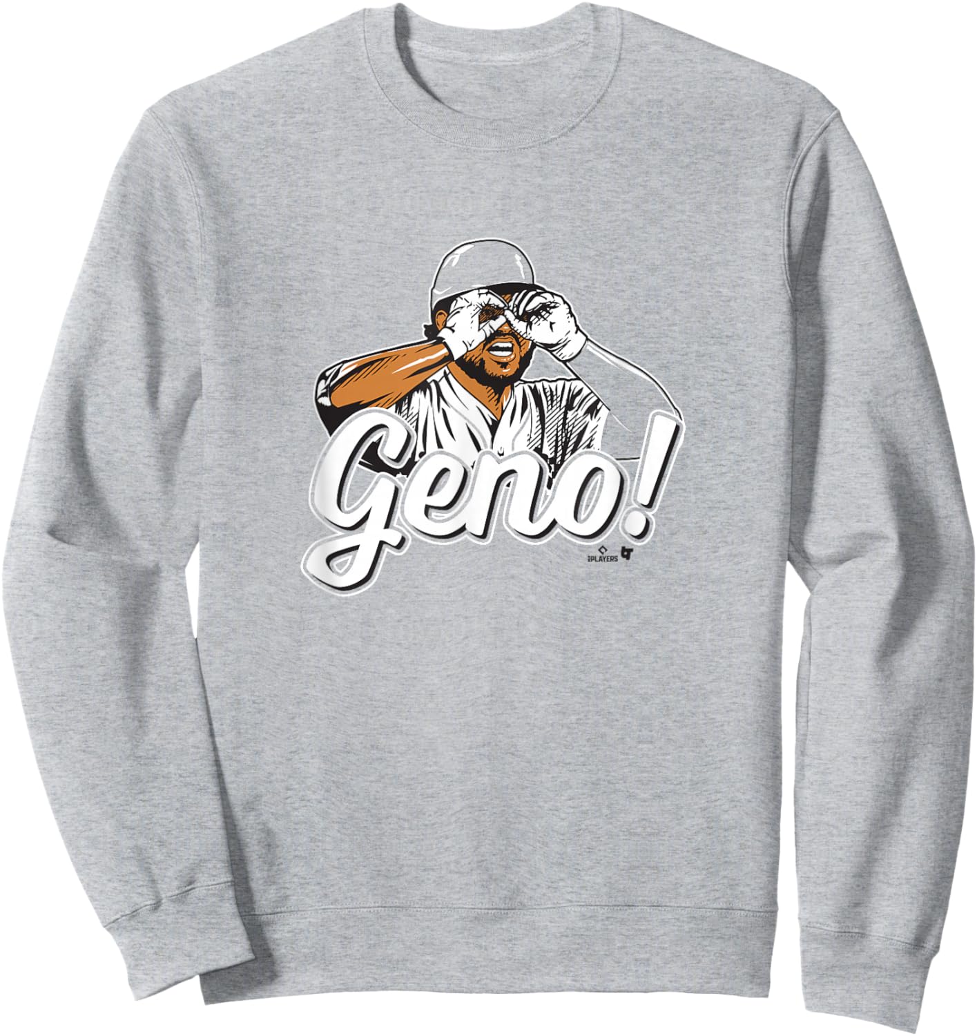 Eugenio Suarez - Geno Goggles - Cincinnati Baseball Sweatshirt - Sweatshirt | Ash