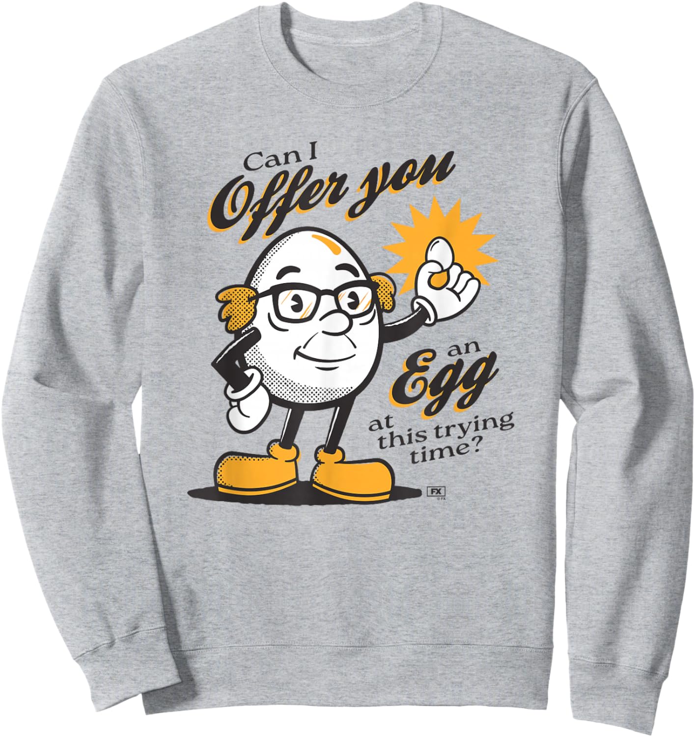 It's Always Sunny Can I Offer You an Egg Frank TV Show Sweatshirt - Sweatshirt | Ash