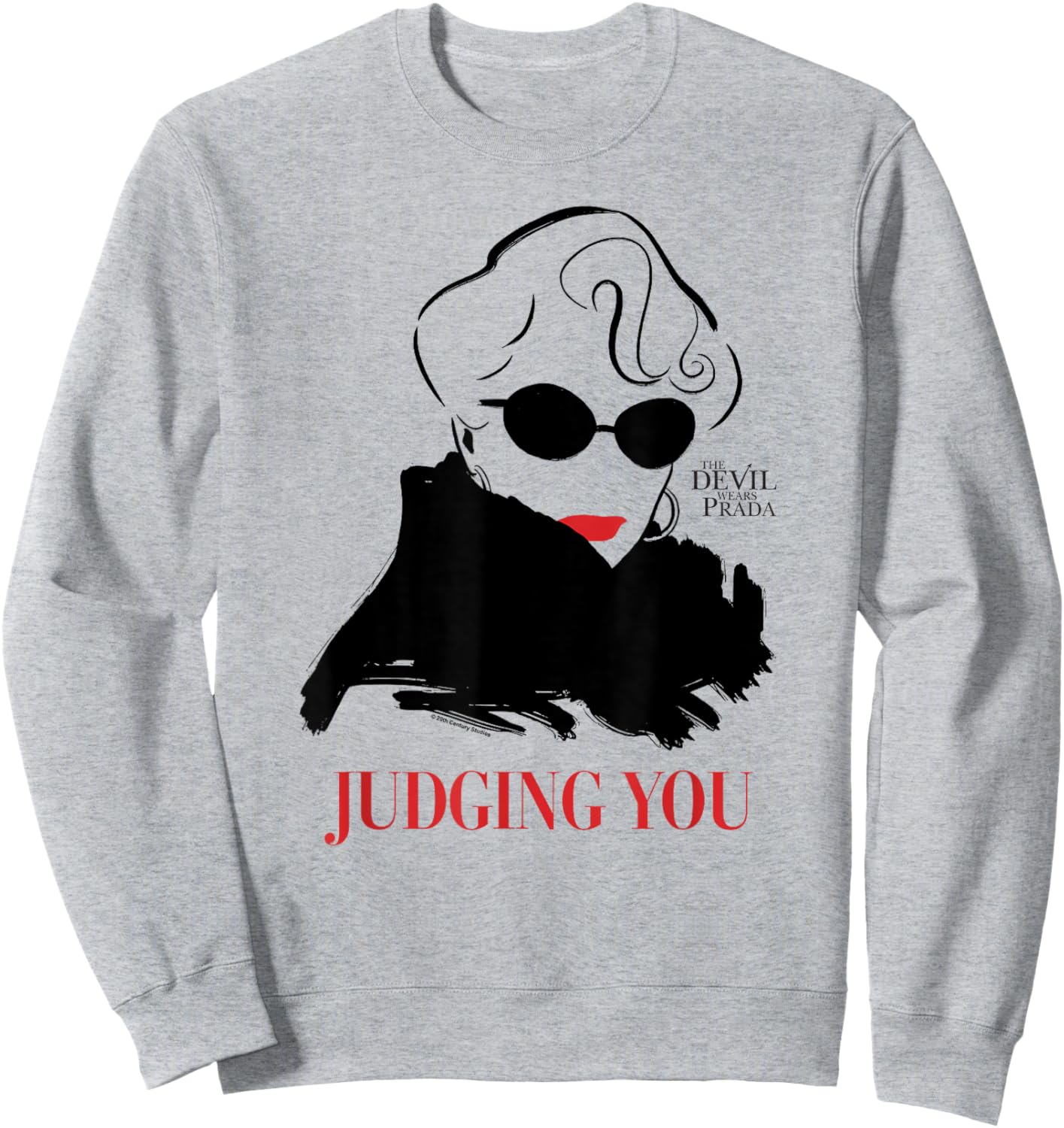 The Devil Wears Prada Judging You Miranda Priestly Pop Art Sweatshirt - Sweatshirt | Ash