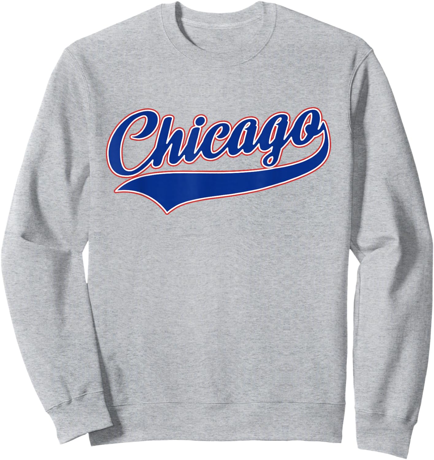 Chicago - Throwback Design - Classic Sweatshirt - Sweatshirt | Ash