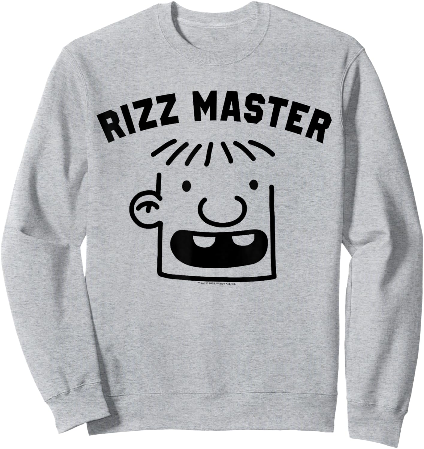 Diary of a Wimpy Kid Rizz Master Rowley Sweatshirt - Sweatshirt | Ash