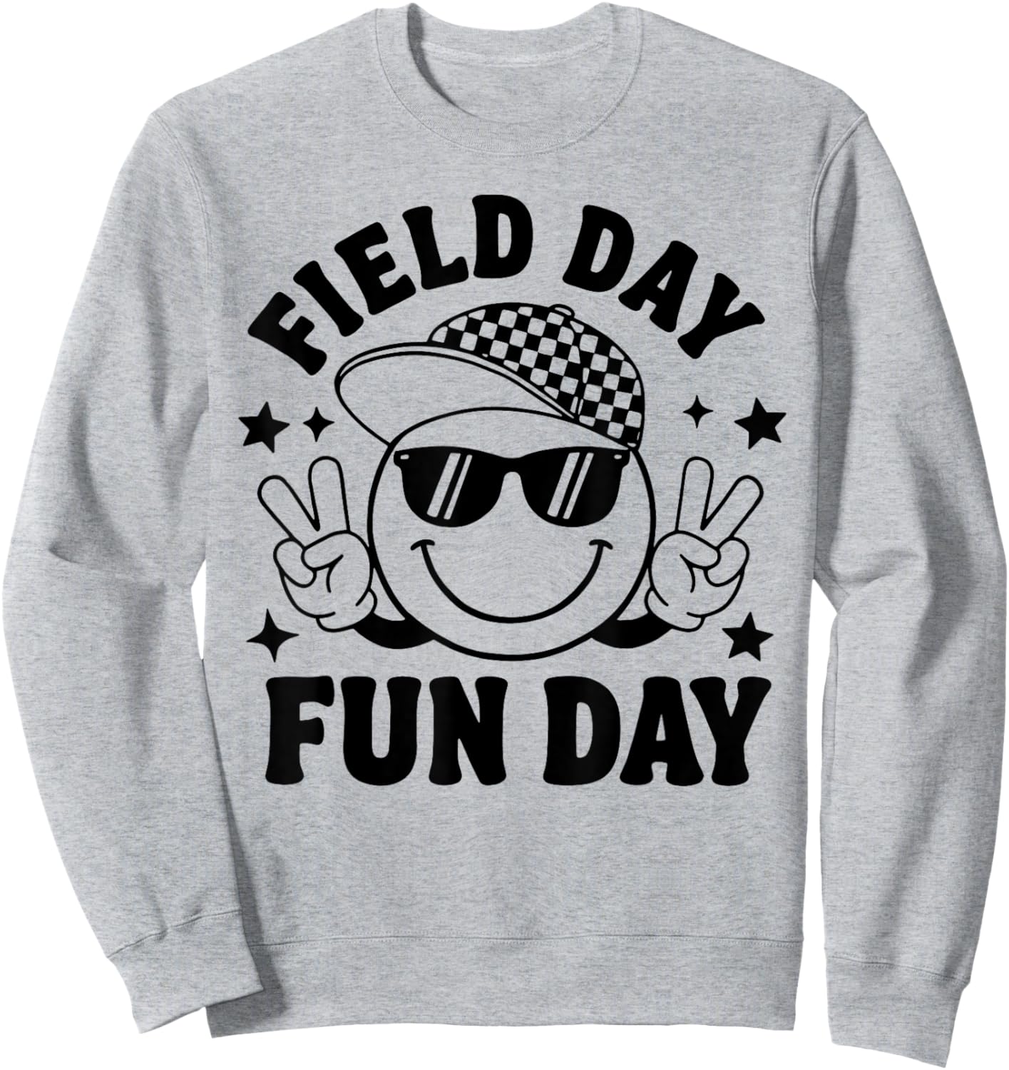 Field Day Fun Day Let The Games Begin Field Trip Boys Girls Sweatshirt - Sweatshirt | Ash