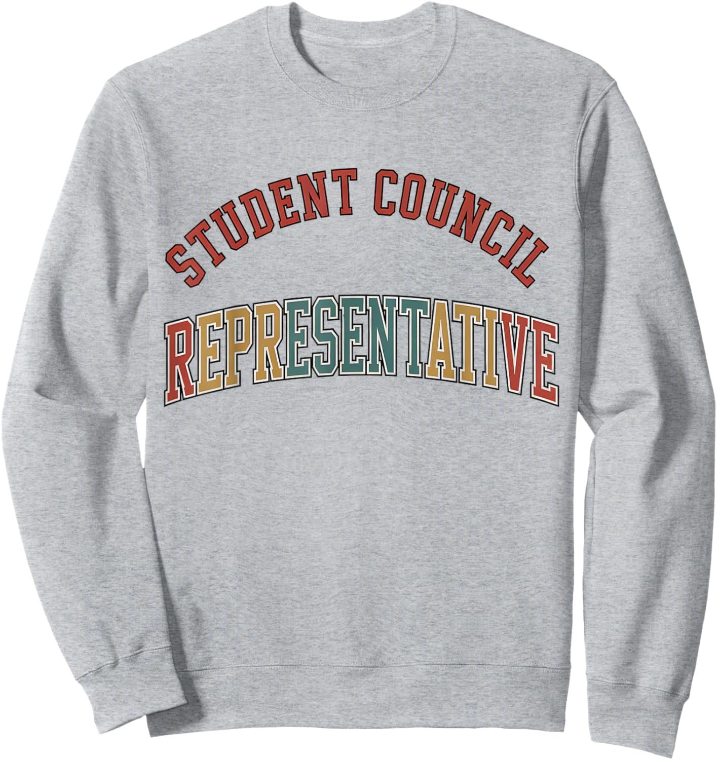 Student Council Representative Teacher Student Council Vibes Sweatshirt - Sweatshirt | Ash