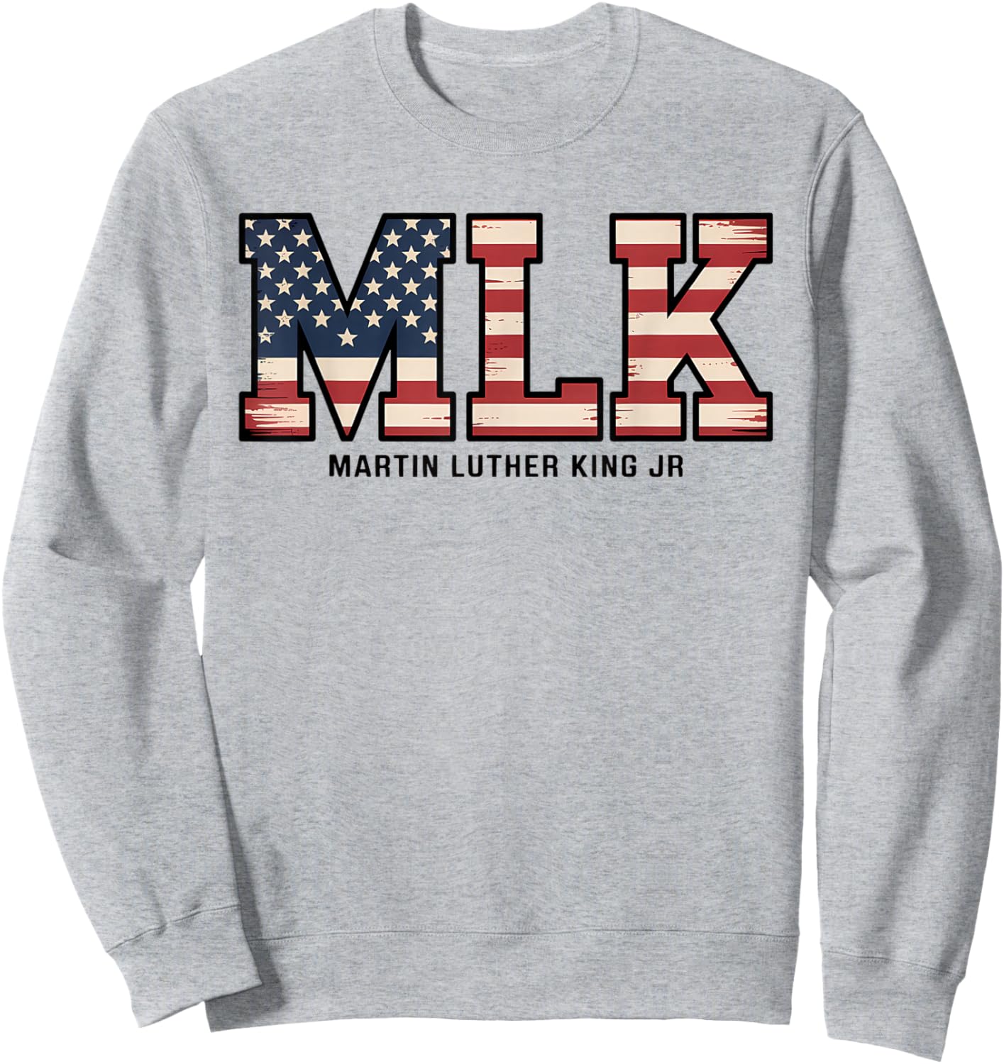 MLK Freedom Martin Luther King jr Day Sweatshirt - Sweatshirt | Ash