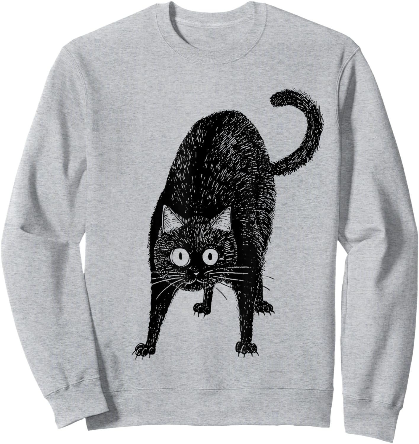 Alert cat Sweatshirt - Sweatshirt | Ash