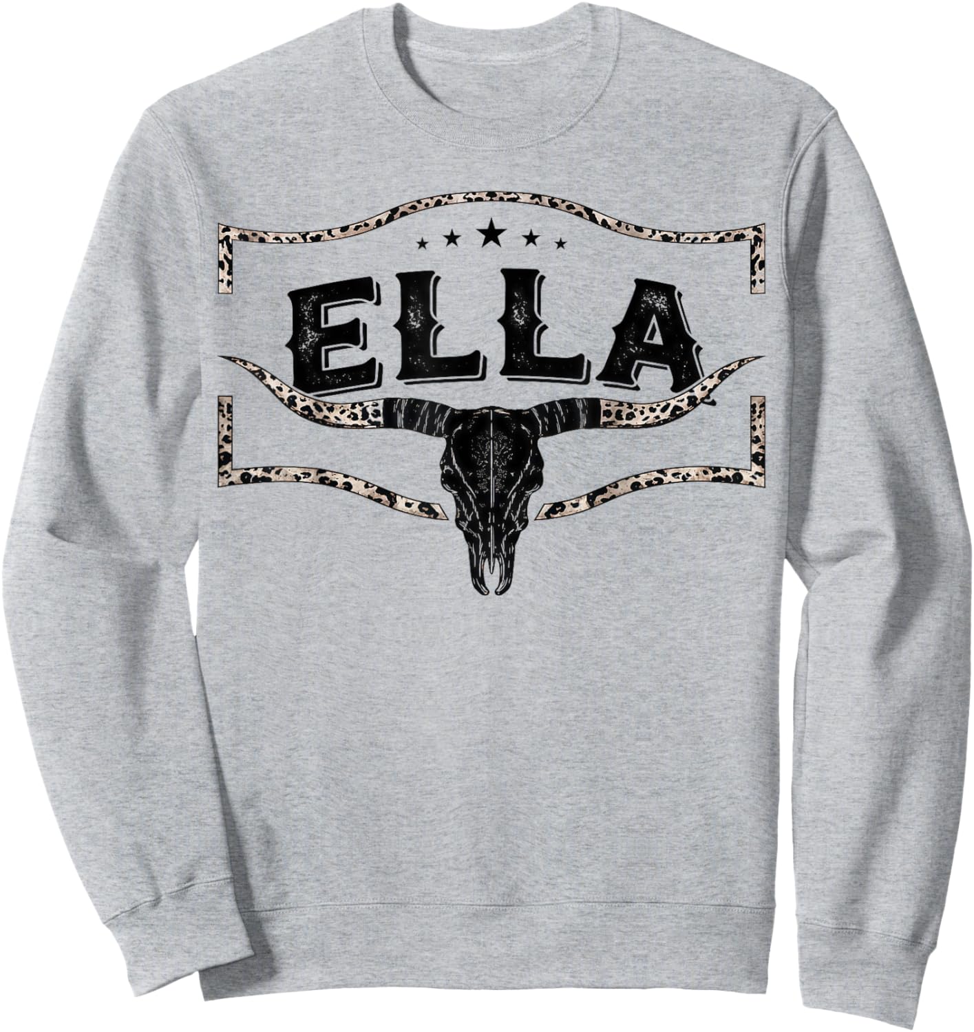 Retro Classic Ella Vintage Gift Women Kids Sweatshirt - Sweatshirt | Ash