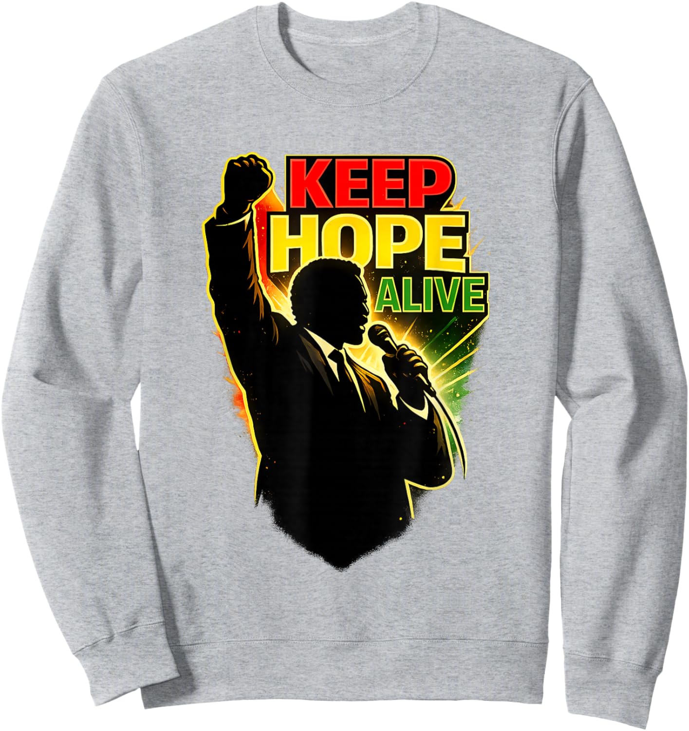 Keep Hope Alive Sweatshirt - Sweatshirt | Ash