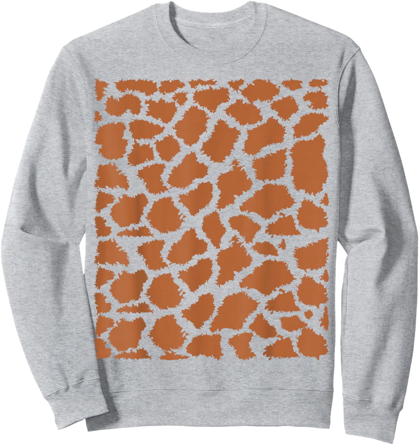 Giraffe Print Shirt Adult Men Women Kids Giraffe Costume Sweatshirt - Sweatshirt | Ash