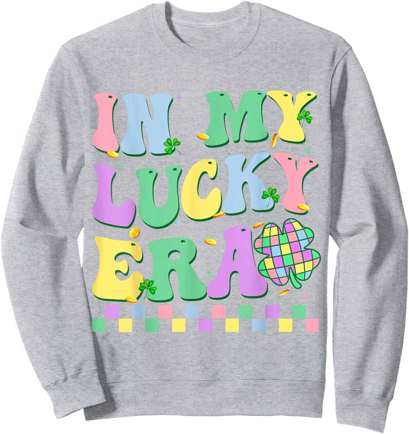 in My Lucky Era Lucky Charms St Patricks Girl Retro Women Ki Sweatshirt - Sweatshirt | Ash