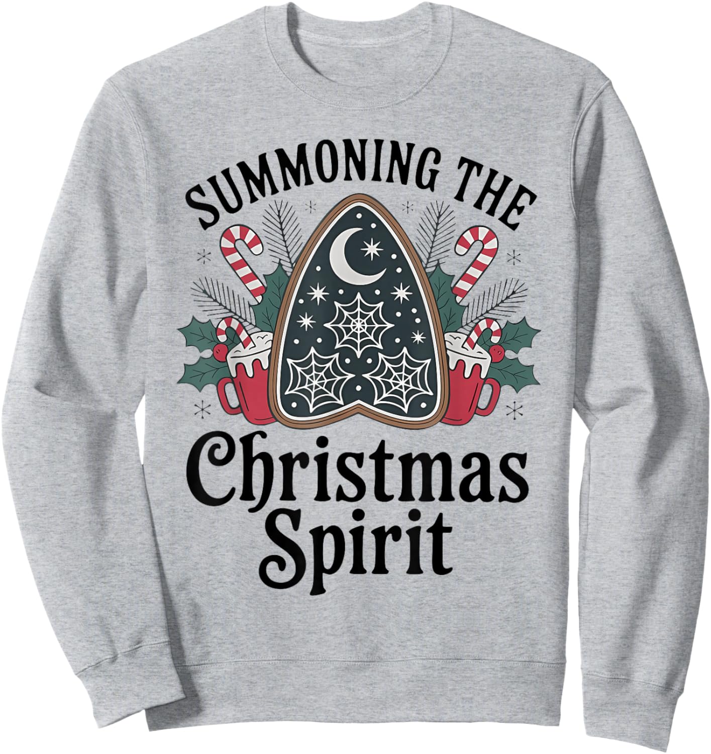 Christmas Design Sweatshirt - Sweatshirt | Ash