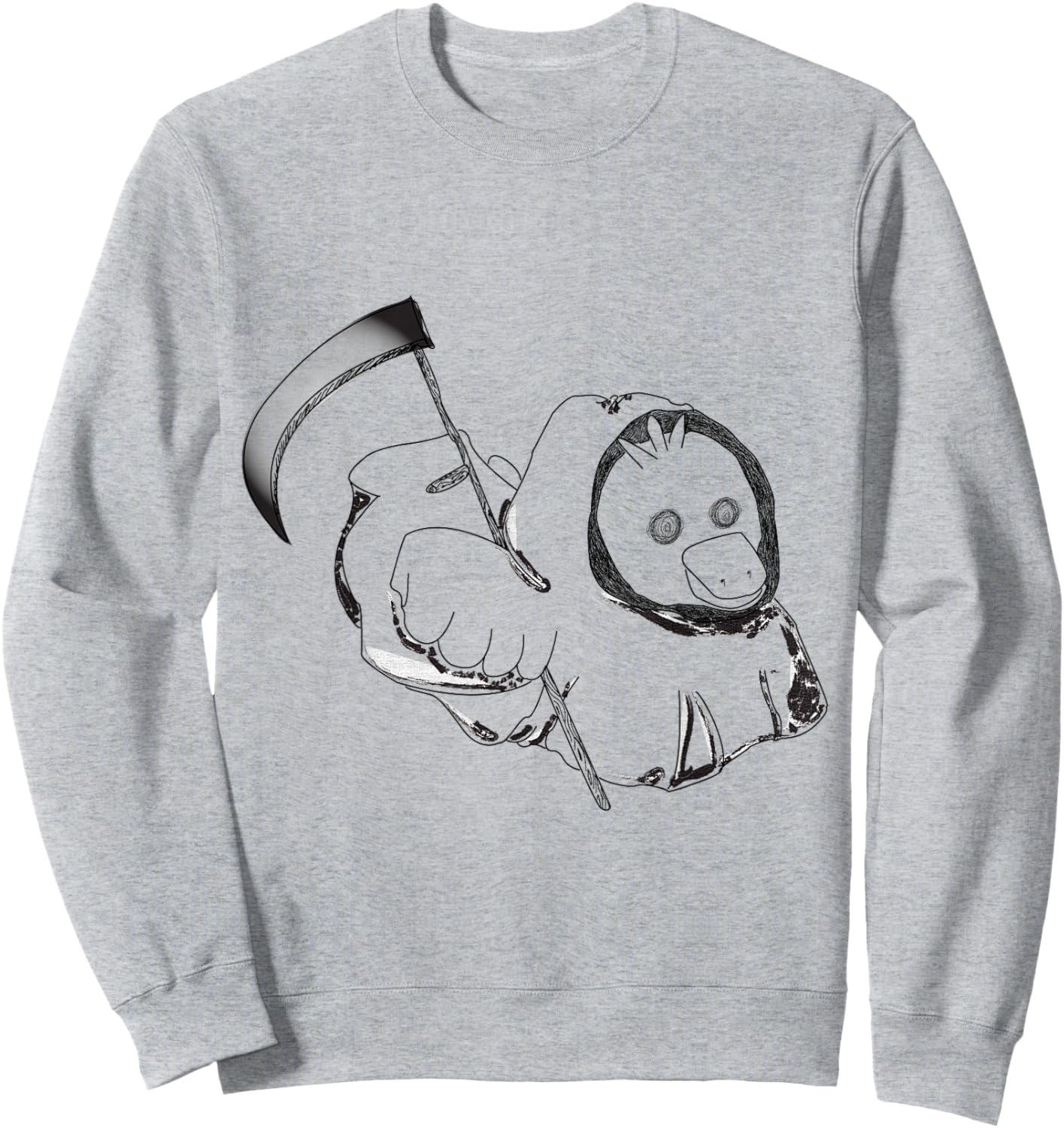 Ducky Reaper Sweatshirt - Sweatshirt | Ash