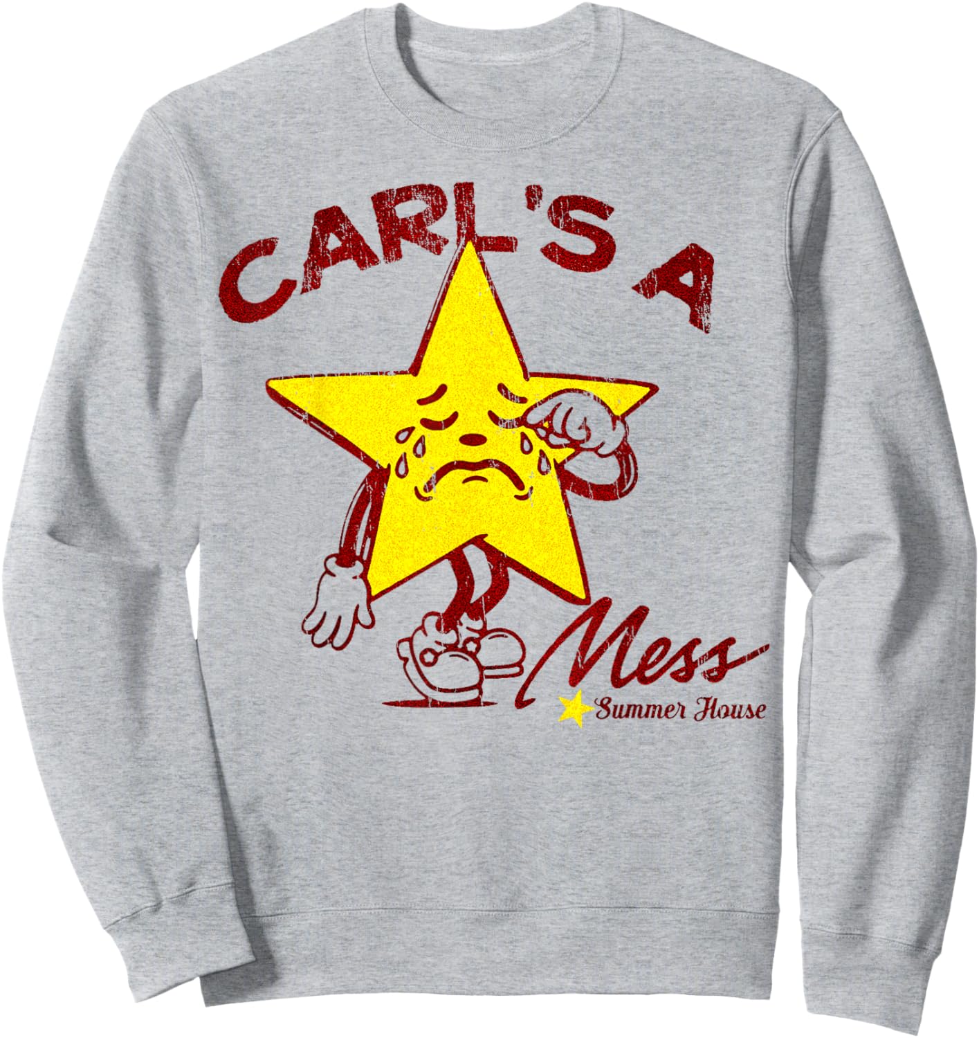 Carl's A Mess Summerhouse Sweatshirt - Sweatshirt | Ash