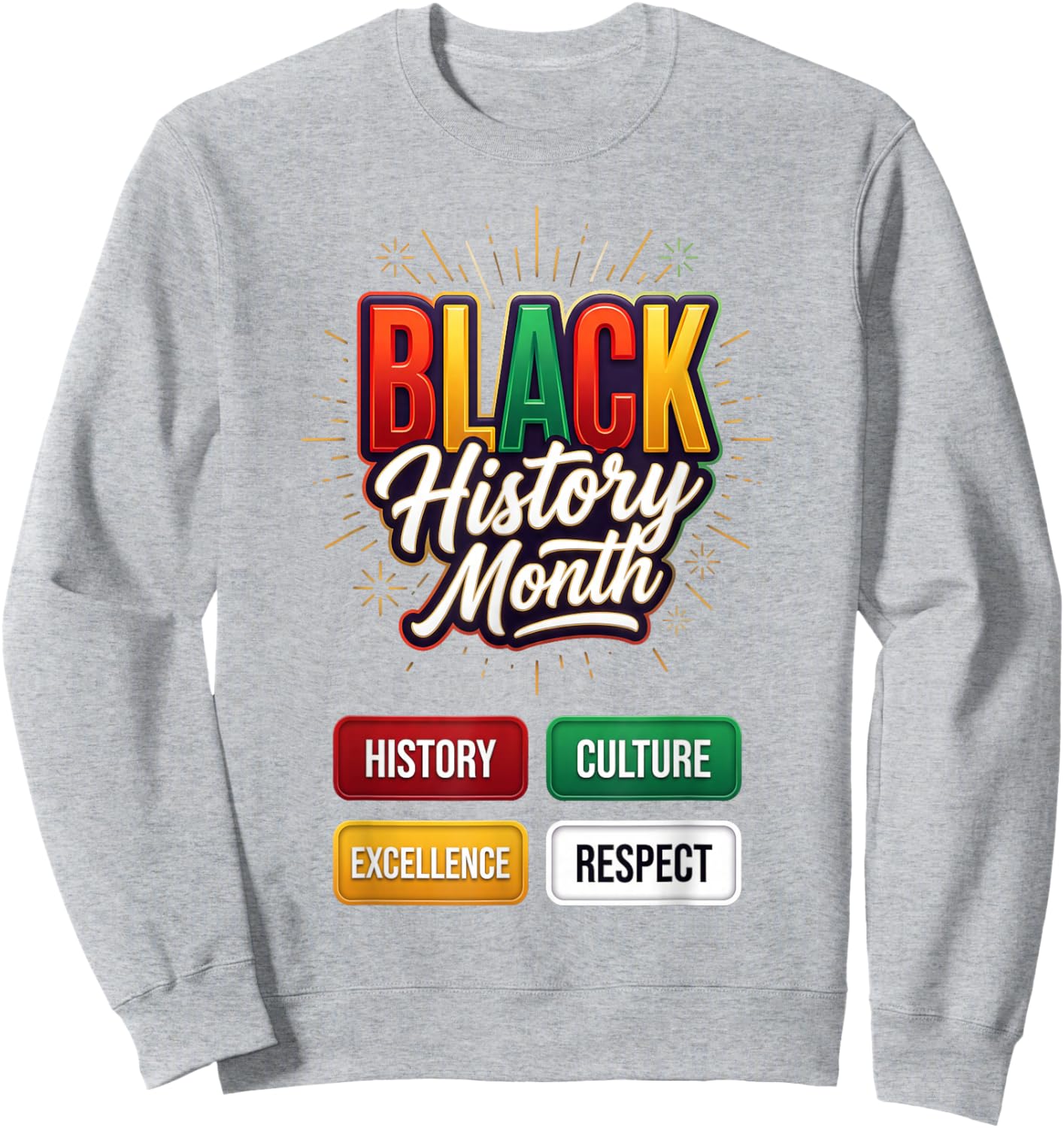 Black History Month Africa African Kids Sweatshirt - Sweatshirt | Ash