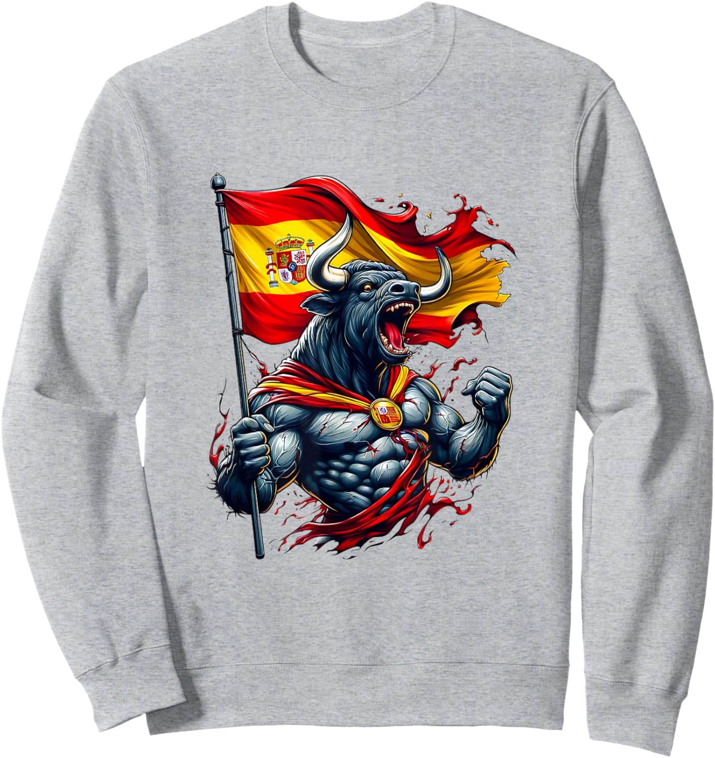 Spain , Spanish Clothes, Spain Shirts for Kids Spain Sweatshirt - Sweatshirt | Ash