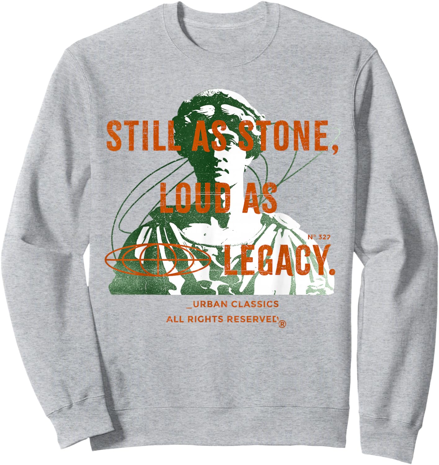 Greek Statue Y2K Streetwear Sweatshirt - Sweatshirt | Ash