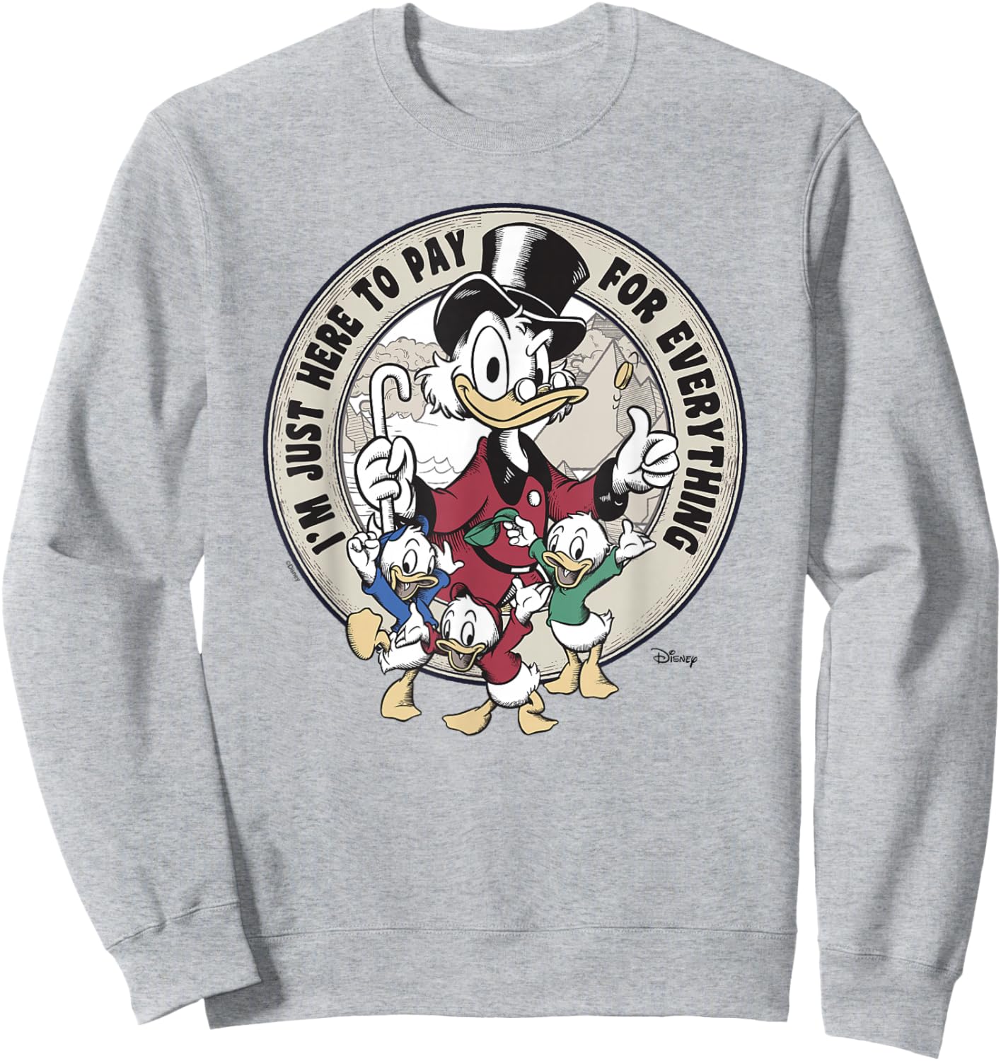 Disney DuckTales Father's Day Vintage Sweatshirt - Sweatshirt | Ash