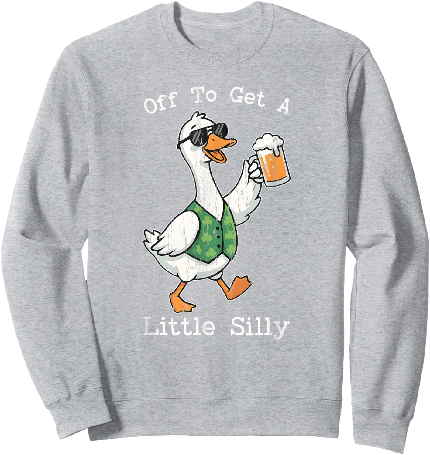 Off to Get A Little Silly, St Patricks Day Sweatshirt - Sweatshirt | Ash