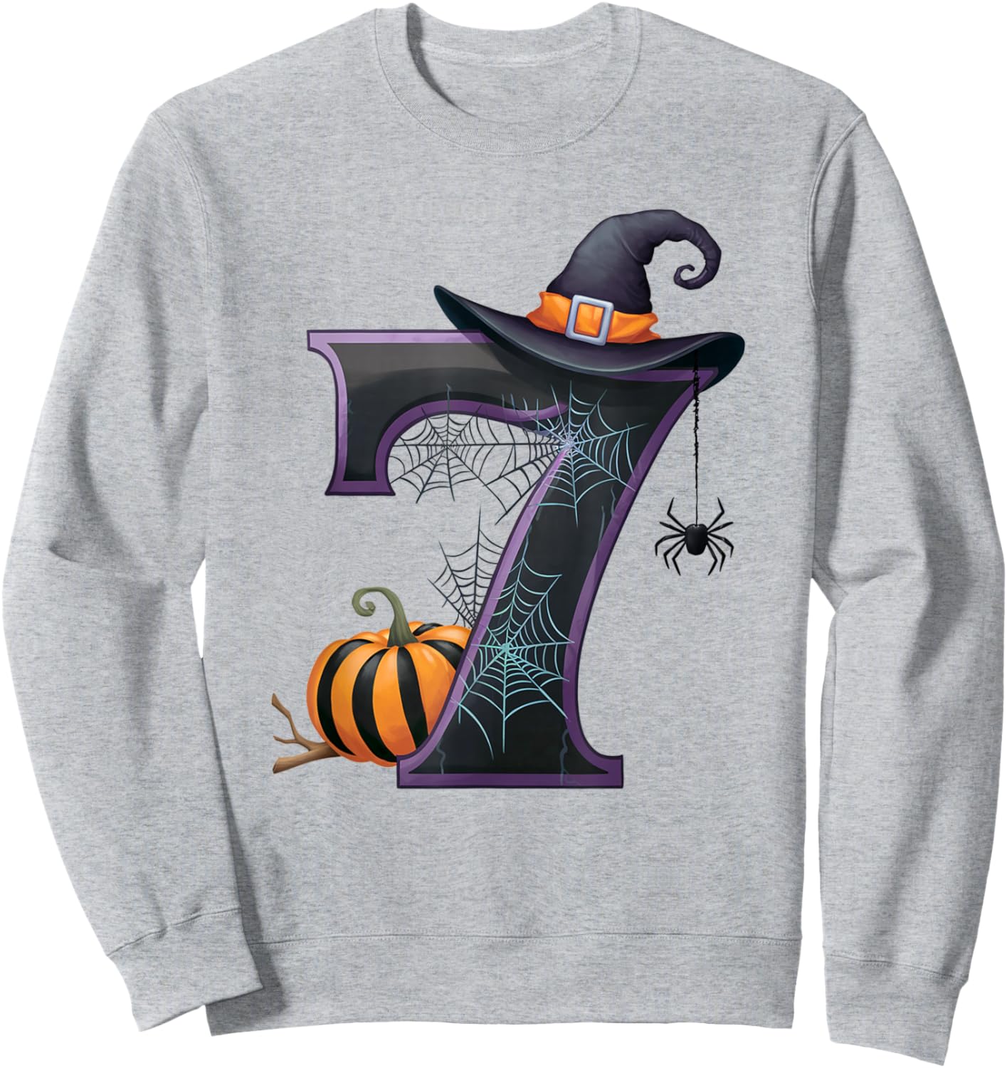 Six Seven Meme 6 7 Funny Halloween Couple Matching Costume Sweatshirt - Sweatshirt | Ash