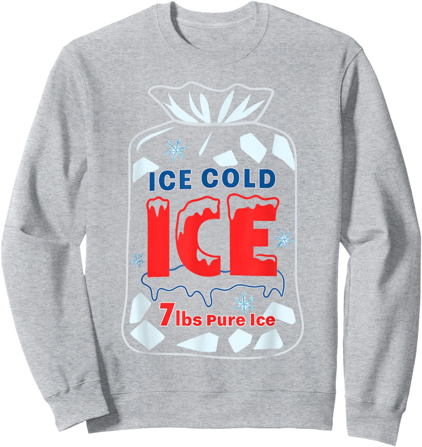 Bag of Ice Halloween Costume Sweatshirt - Sweatshirt | Ash