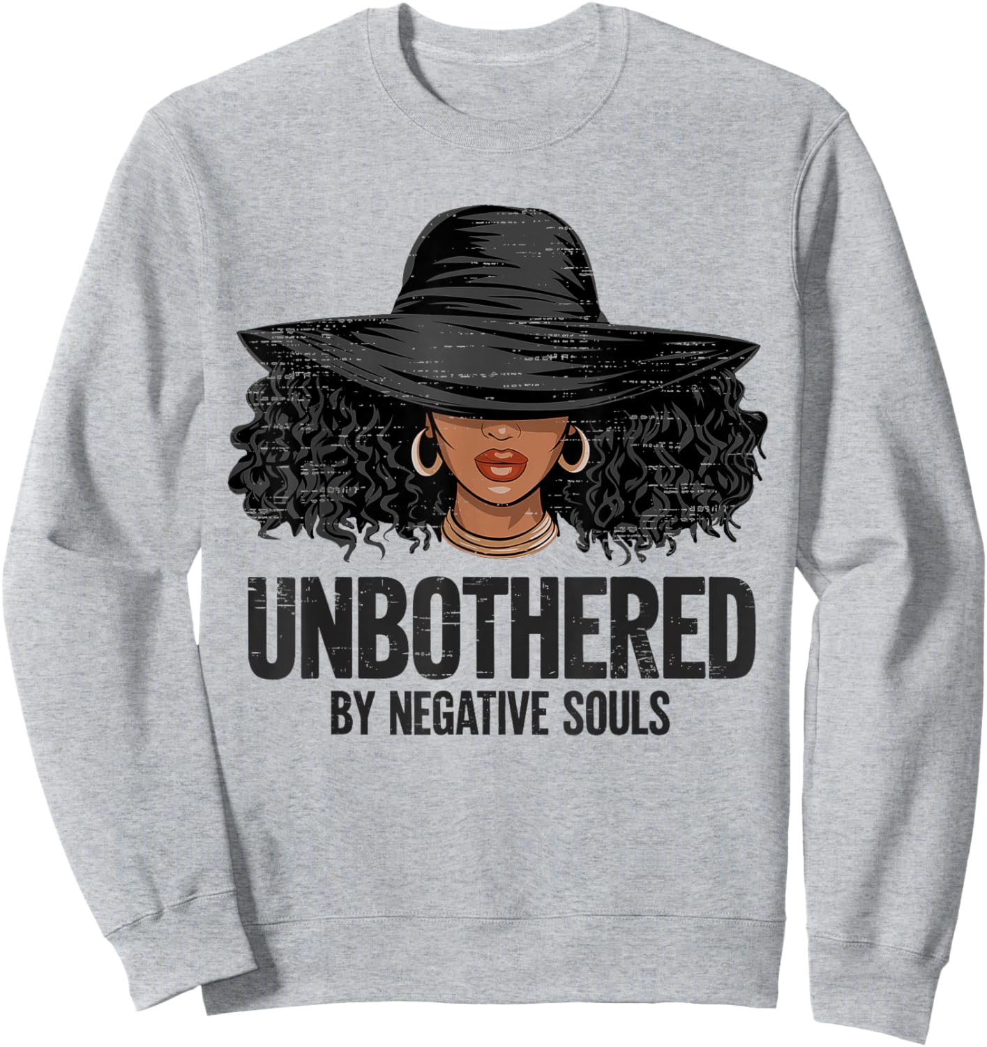 Unbothered Black History African Women Melanin Black Queen Sweatshirt - Sweatshirt | Ash