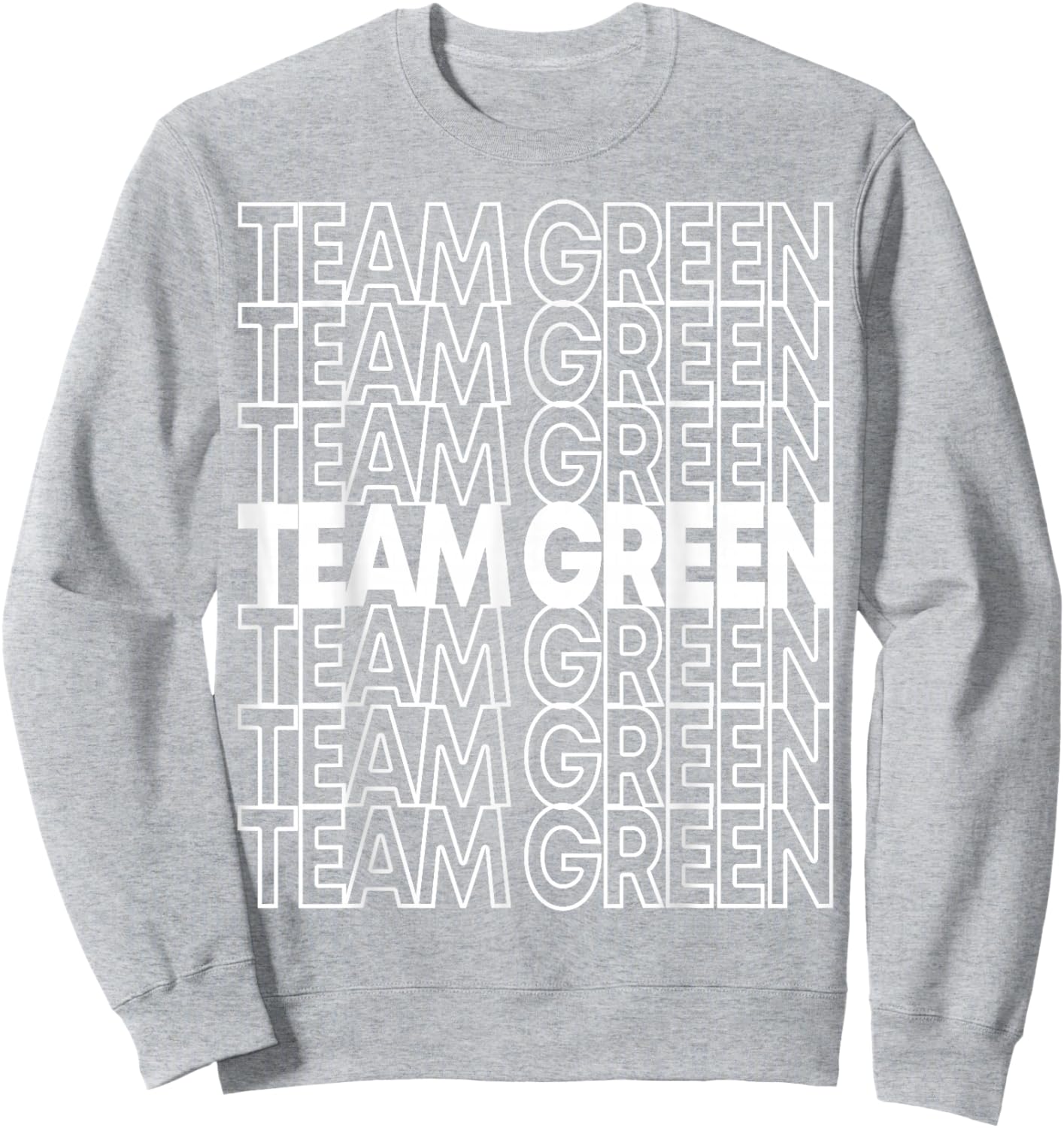 Team Green School Spirit Sweatshirt - Sweatshirt | Ash